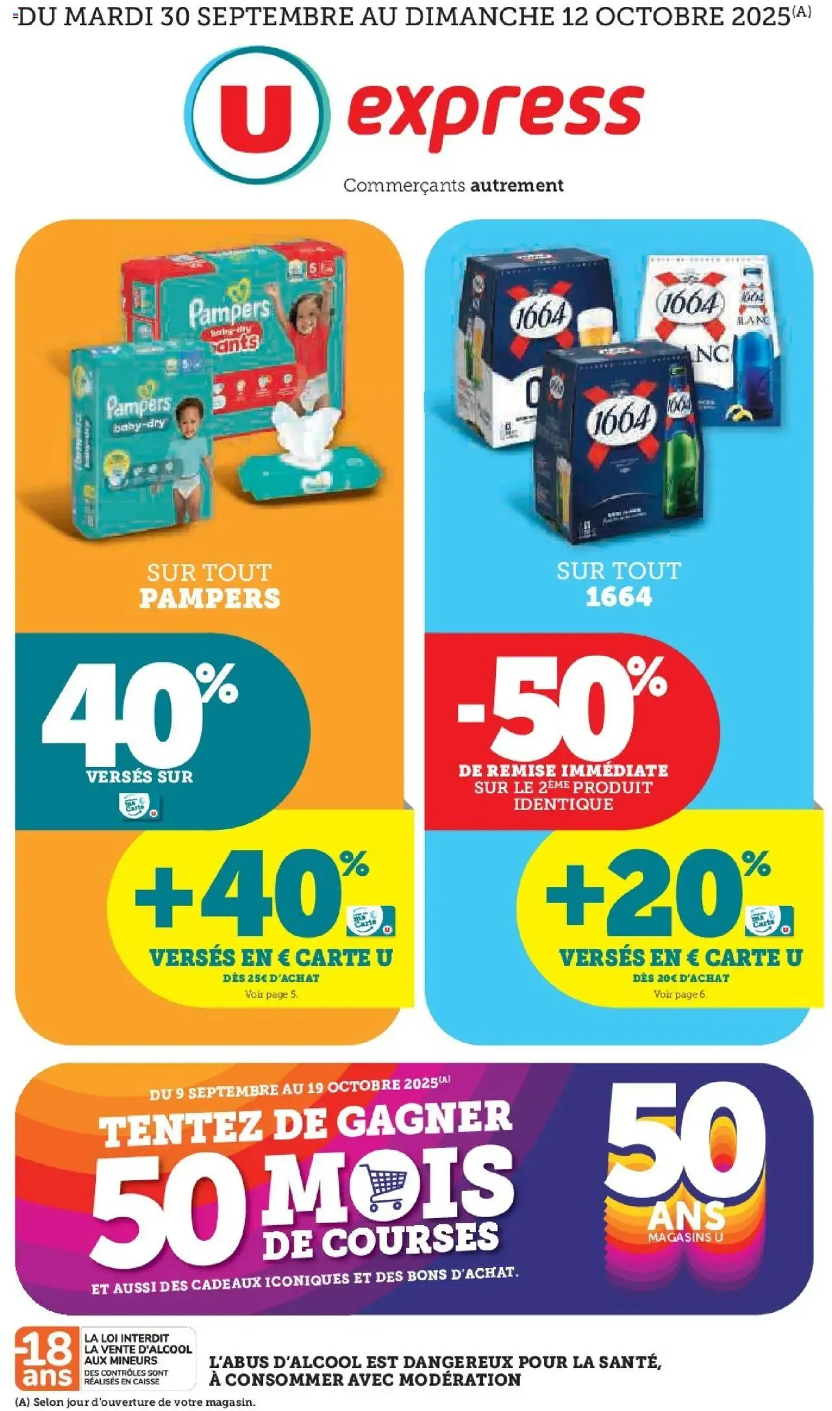 U Express catalogue - brochure valable à partir du 30/09/2025, page 1 sur 32
