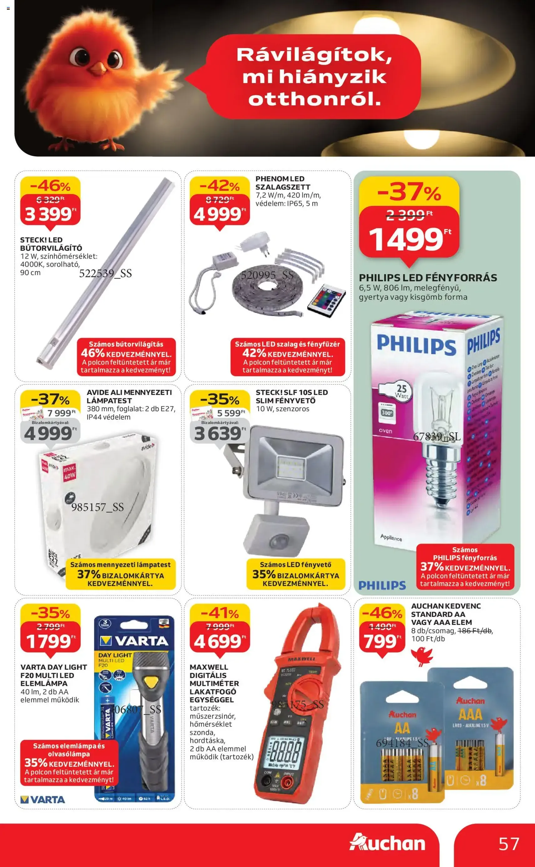 Auchan Akciós újság - 2025.11.06. érvényes szórólap 57 oldal 58 oldalból