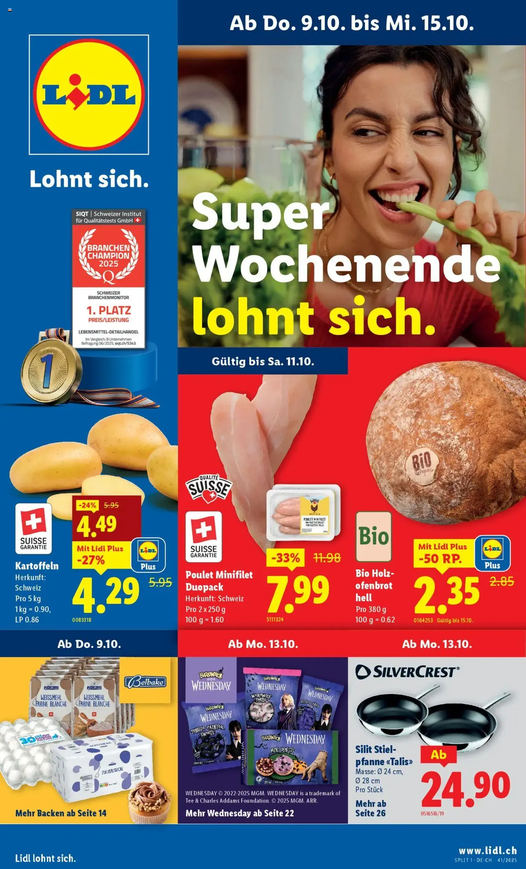 Lidl Aktionen - Gültiger Prospekt ab 09.10.2025, Seite 1 von insgesamt 32