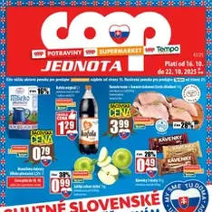 COOP Jednota leták - náhľad letáku platný od 16.10.2025