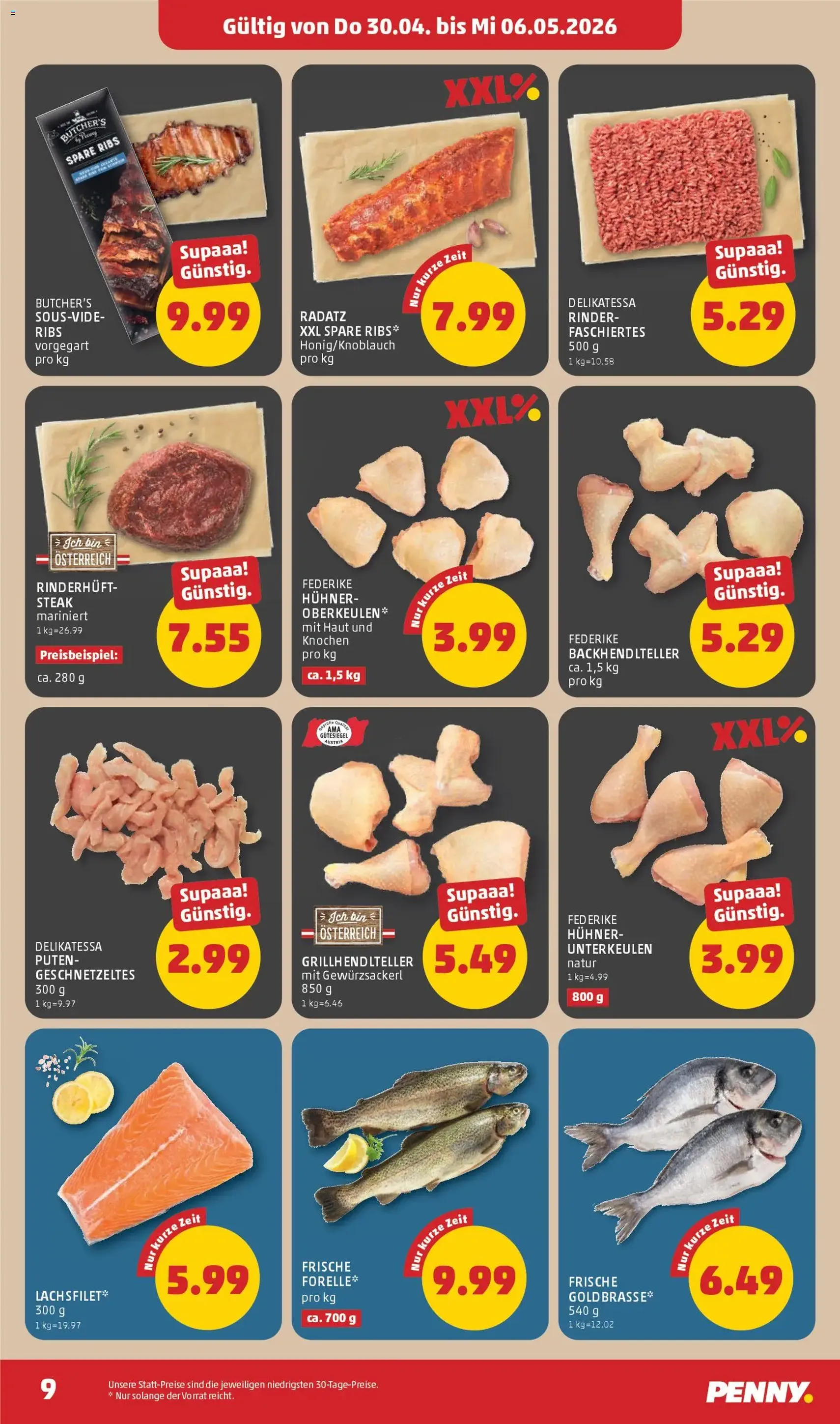 Penny Markt - Flugblatt - Gültiger Prospekt ab 30.04.2026, Seite 9 von insgesamt 32