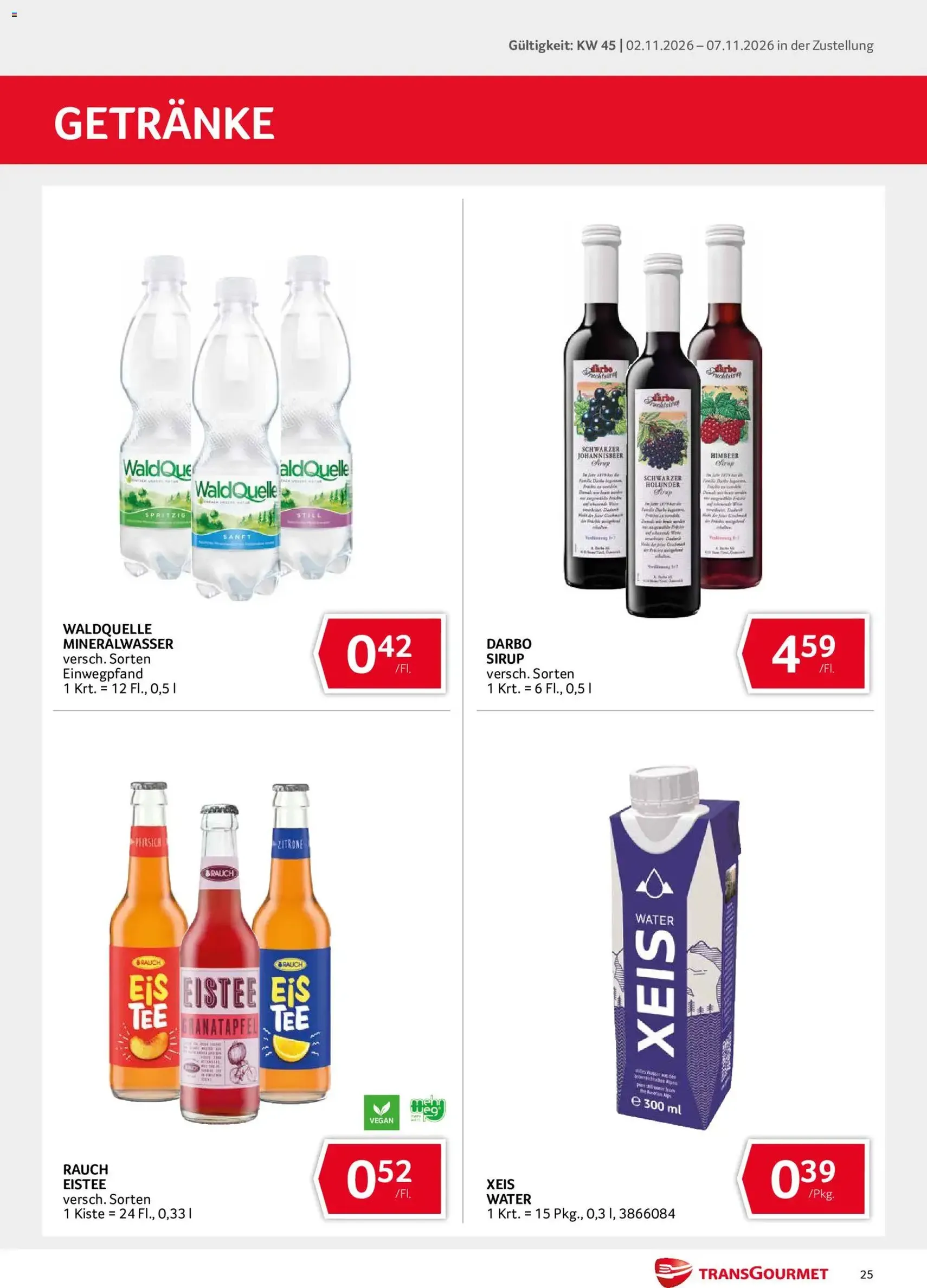 Transgourmet Flugblatt - Gültiger Prospekt ab 02.11.2026, Seite 25 von insgesamt 36