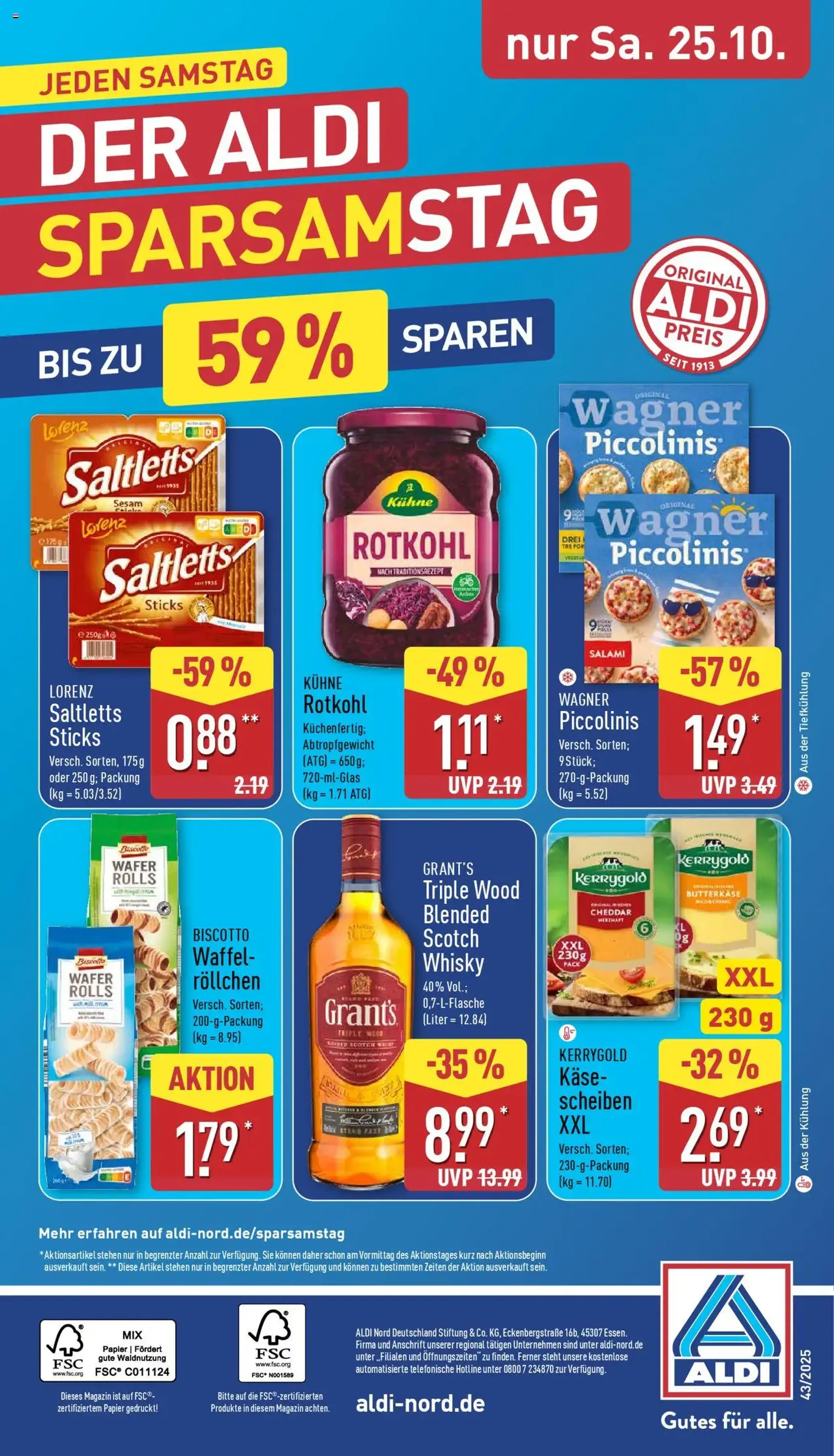 Aldi Prospekt - Gültiger Prospekt ab 20.10.2025, Seite 36 von insgesamt 43 Aldi Prospekt - Gültiger Prospekt ab 20.10.2025, Seite 36 von insgesamt 43