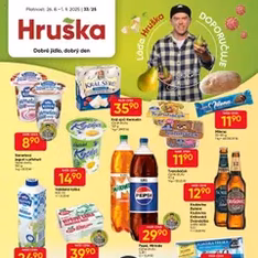 Hruška leták - náhled letáku platný od 26.08.2025