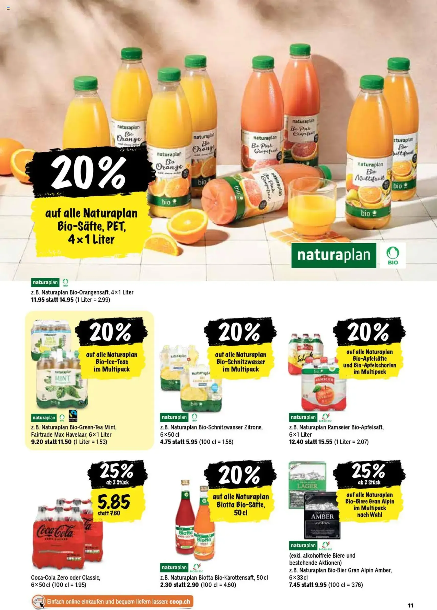 Coop Aktionen - Gültiger Prospekt ab 28.08.2025, Seite 11 von insgesamt 24 Coop Aktionen - Gültiger Prospekt ab 28.08.2025, Seite 11 von insgesamt 24