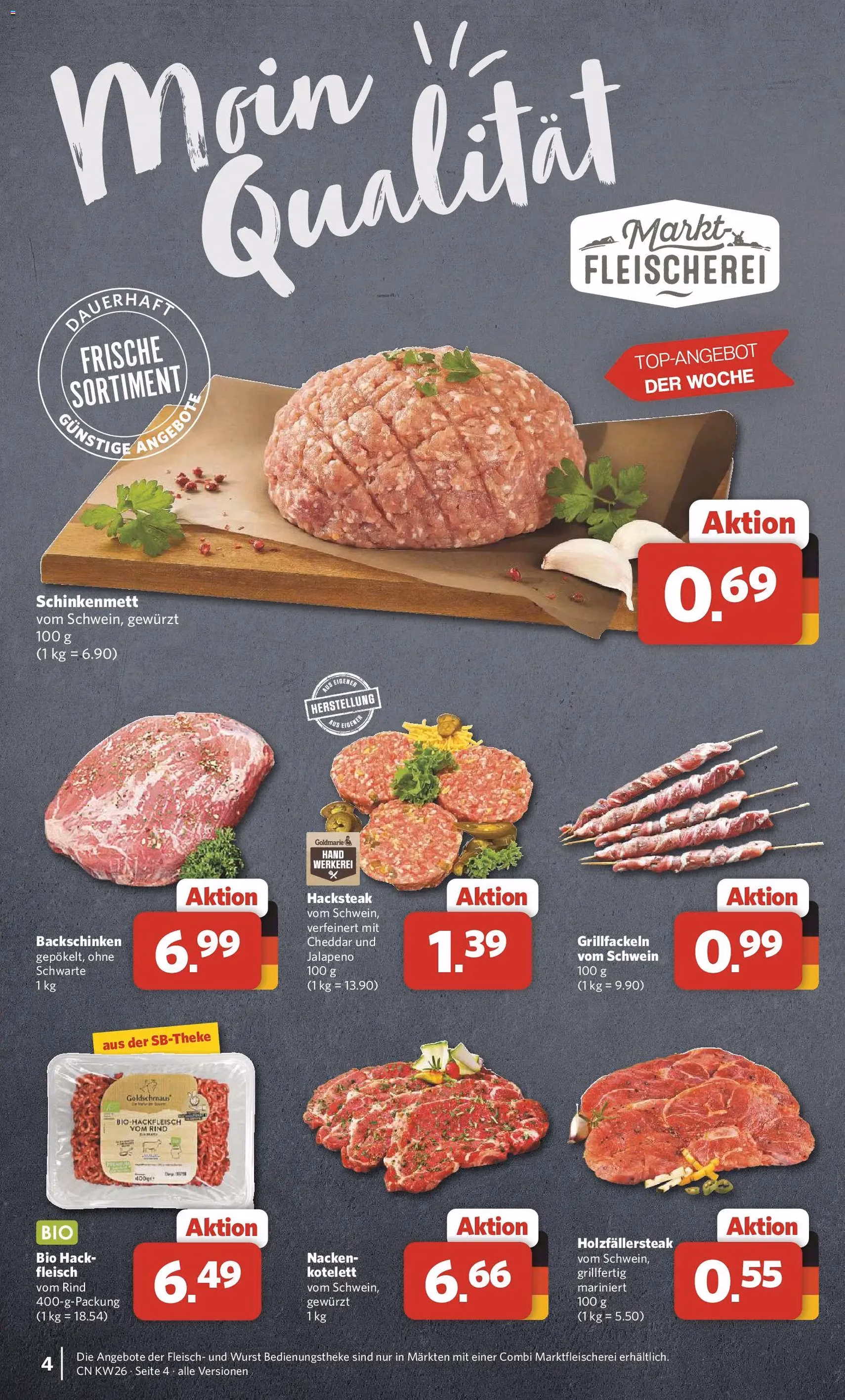 Combi Prospekt - Gültiger Prospekt ab 22.06.2026, Seite 4 von insgesamt 38