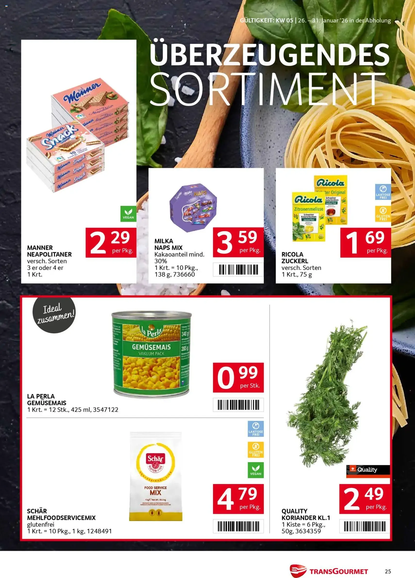 Transgourmet Flugblatt - Gültiger Prospekt ab 26.01.2026, Seite 25 von insgesamt 28