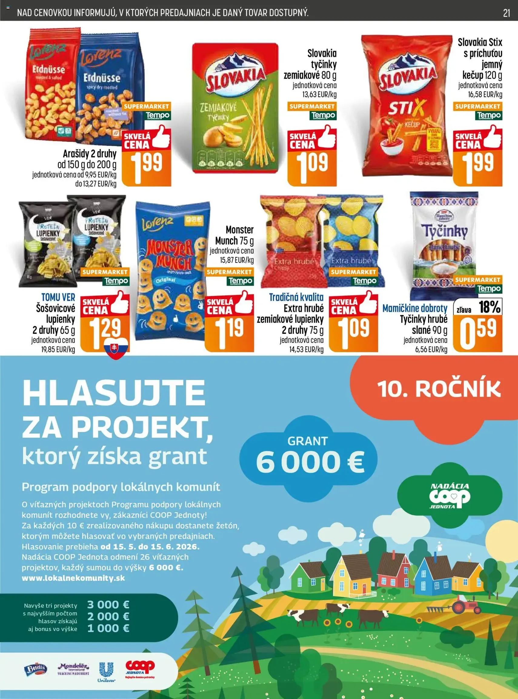COOP Jednota leták - platný leták od 21.05.2026 strana 21 z 28