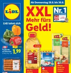 Lidl Flugblatt - Prospekt Vorschau gültig ab 28.08.2025
