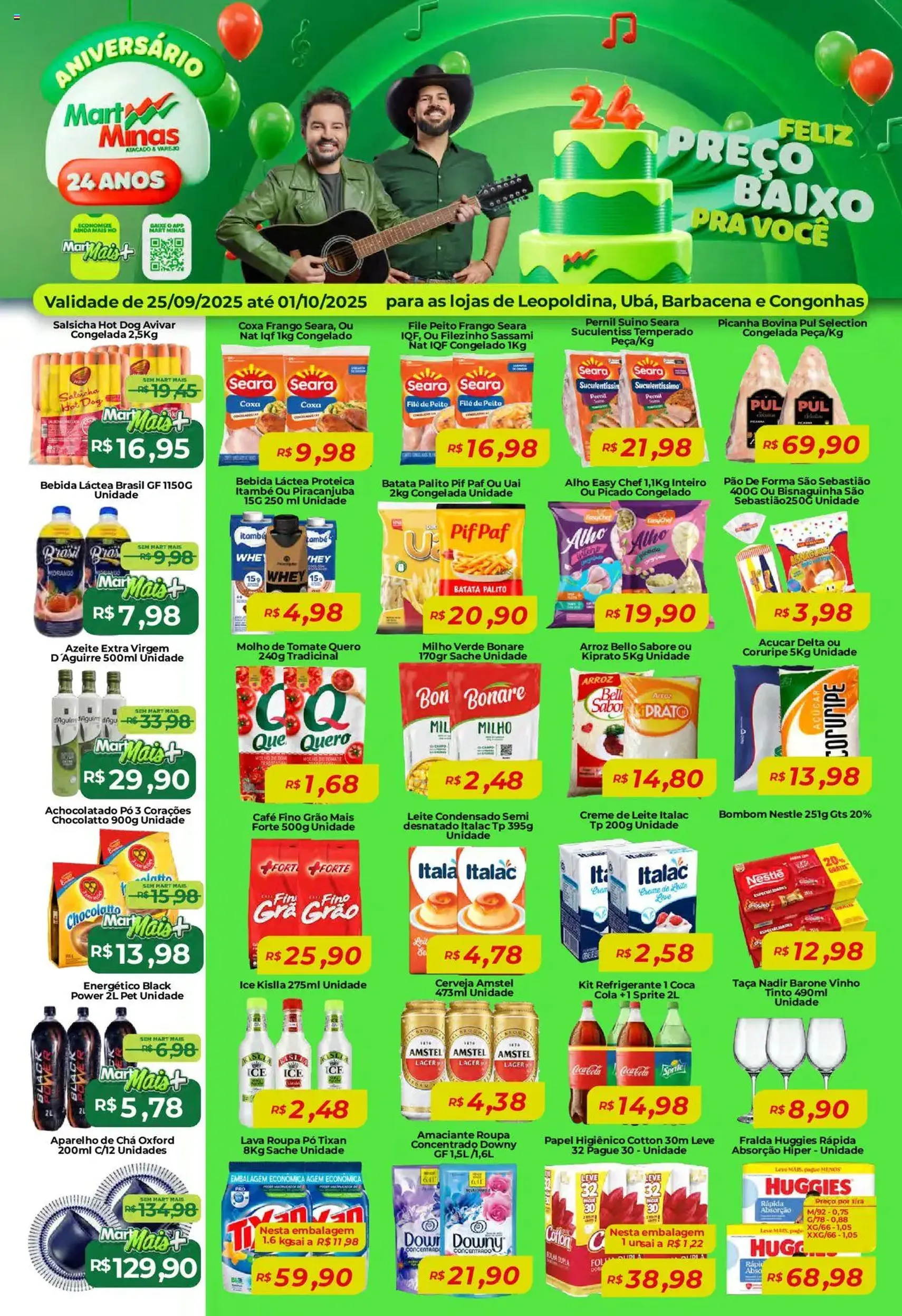 Mart Minas - Ofertas da semana - folheto válido a partir de 25/09/2025 página 1 de 8