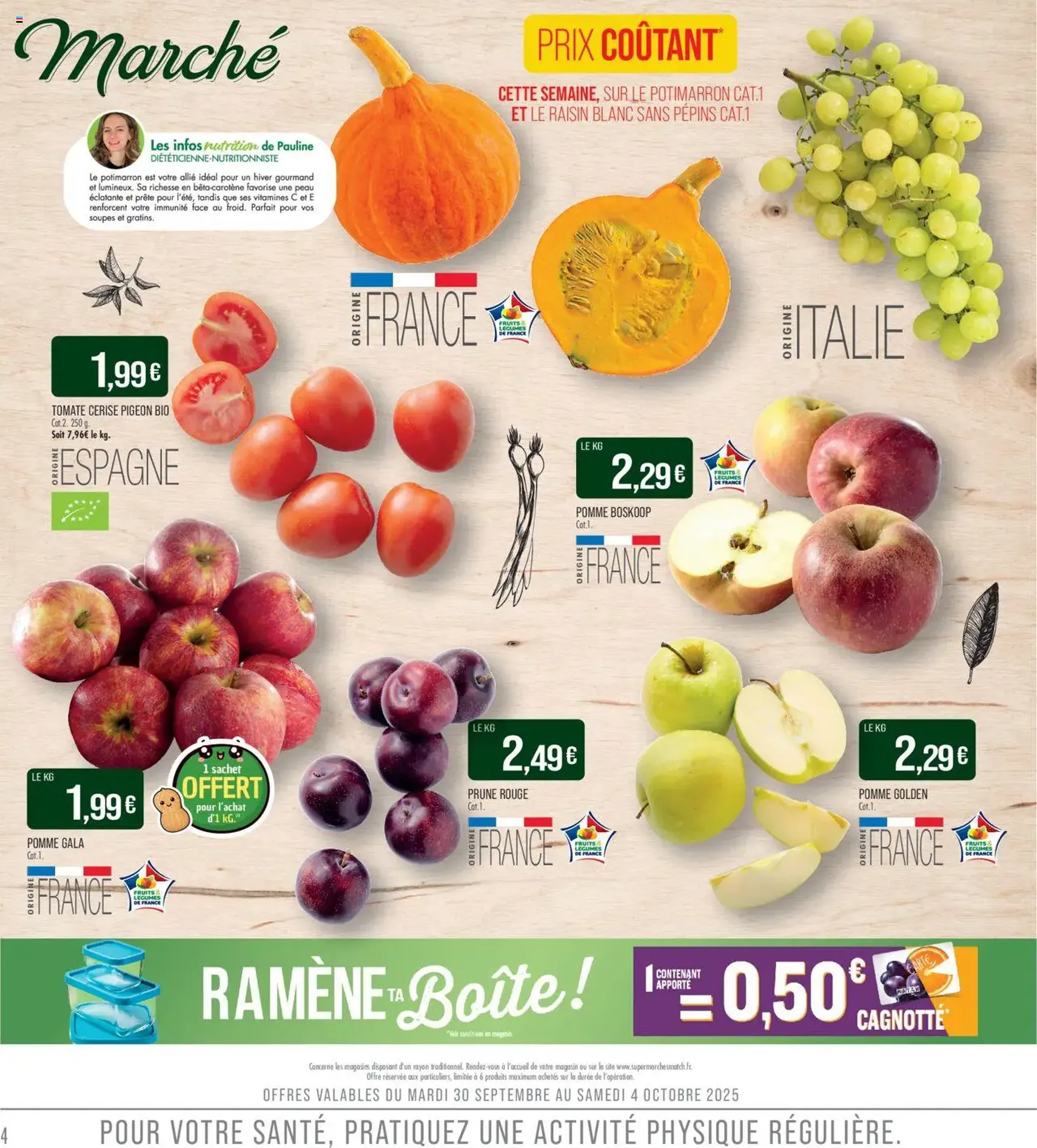 Match Supermarché catalogue - brochure valable à partir du 30/09/2025, page 4 sur 26