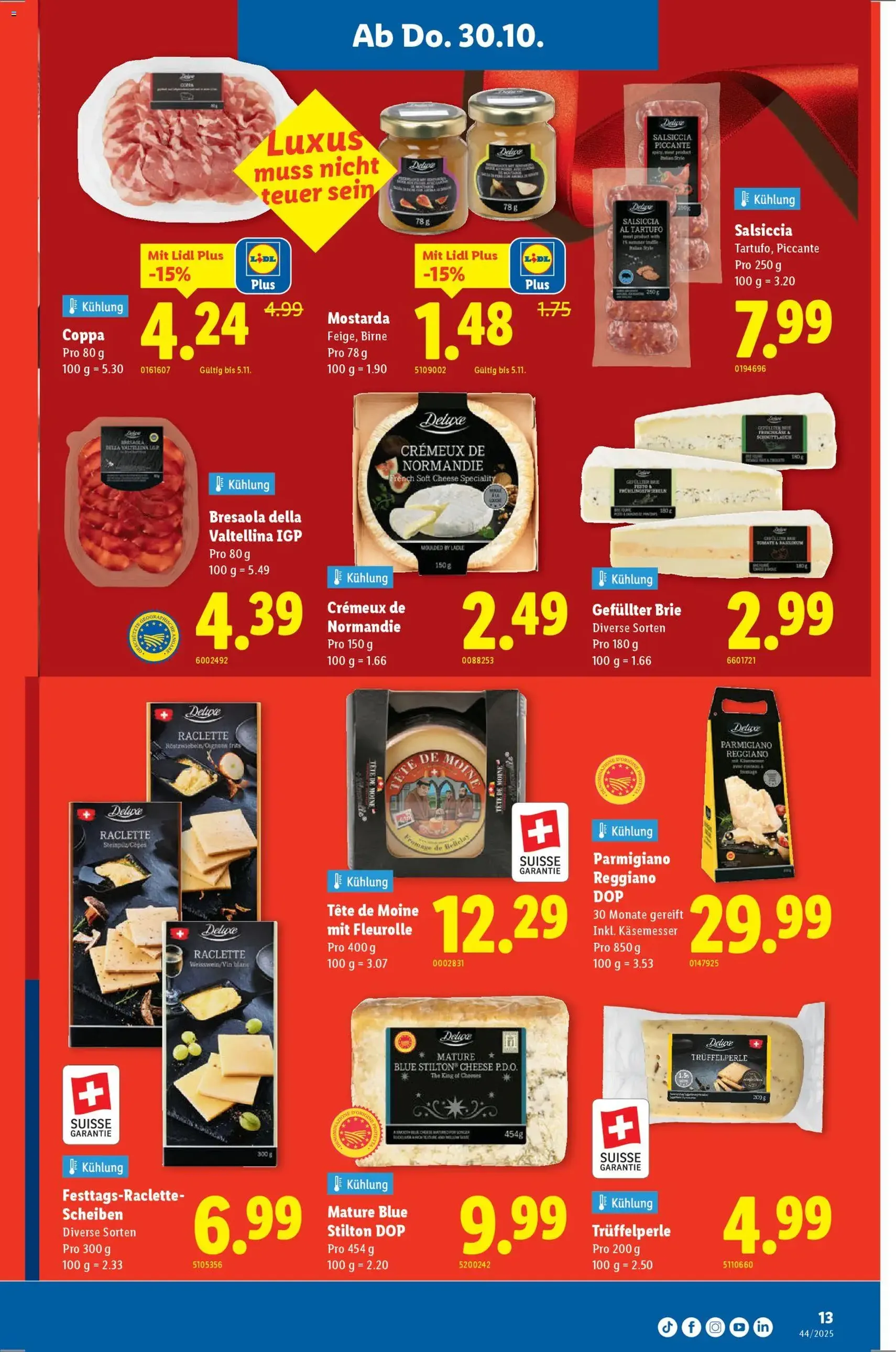 Lidl Aktionen - Gültiger Prospekt ab 30.10.2025, Seite 13 von insgesamt 32 Lidl Aktionen - Gültiger Prospekt ab 30.10.2025, Seite 13 von insgesamt 32