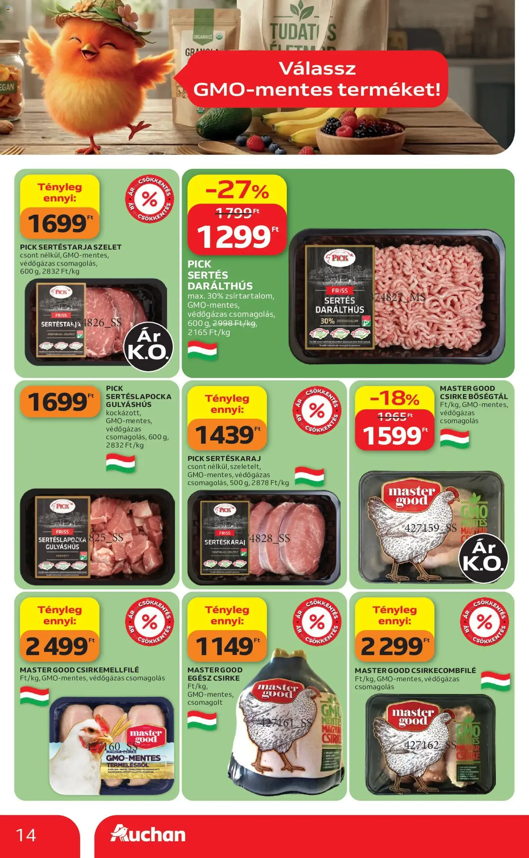 Auchan akciós újság - 2026.07.16. érvényes szórólap 14 oldal 56 oldalból
