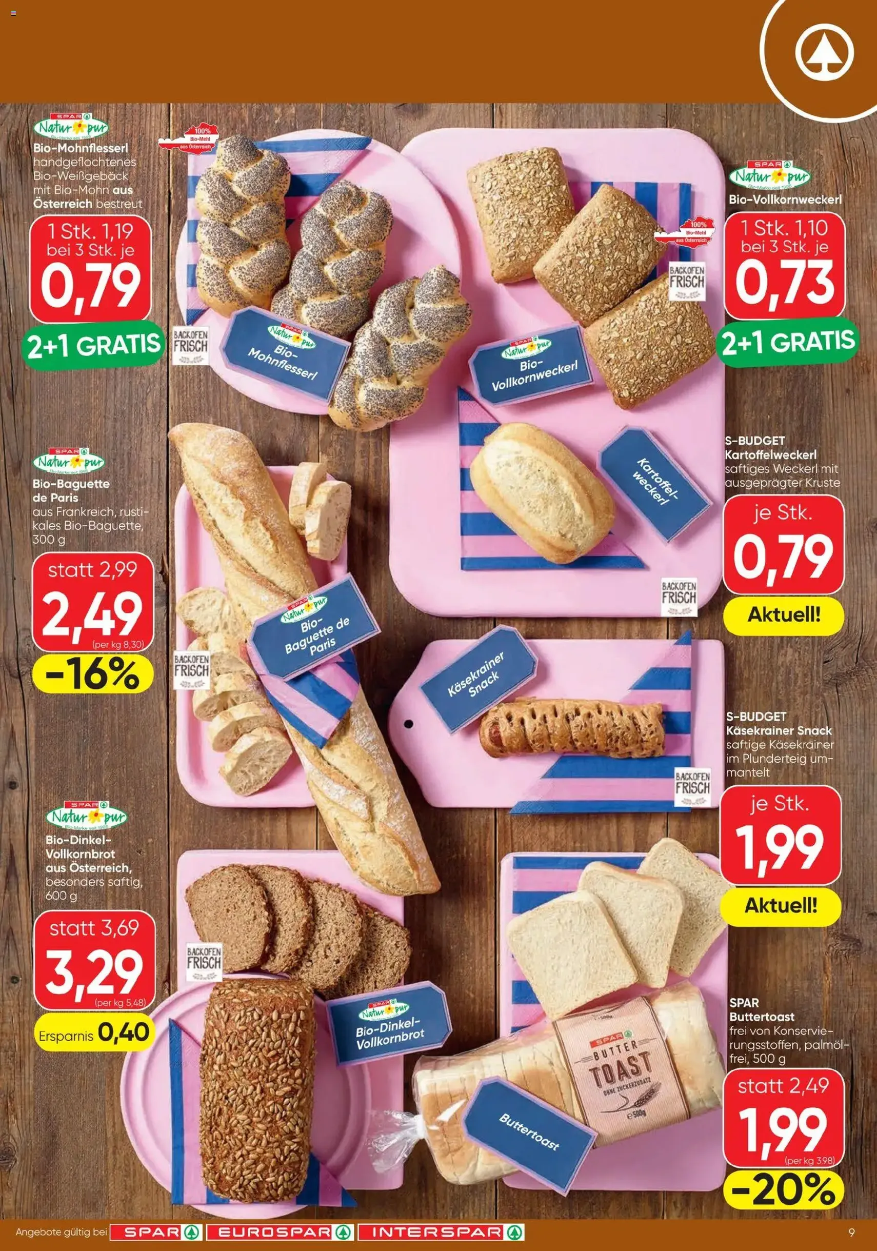 Spar - Flugblatt - Gültiger Prospekt ab 25.06.2026, Seite 9 von insgesamt 12