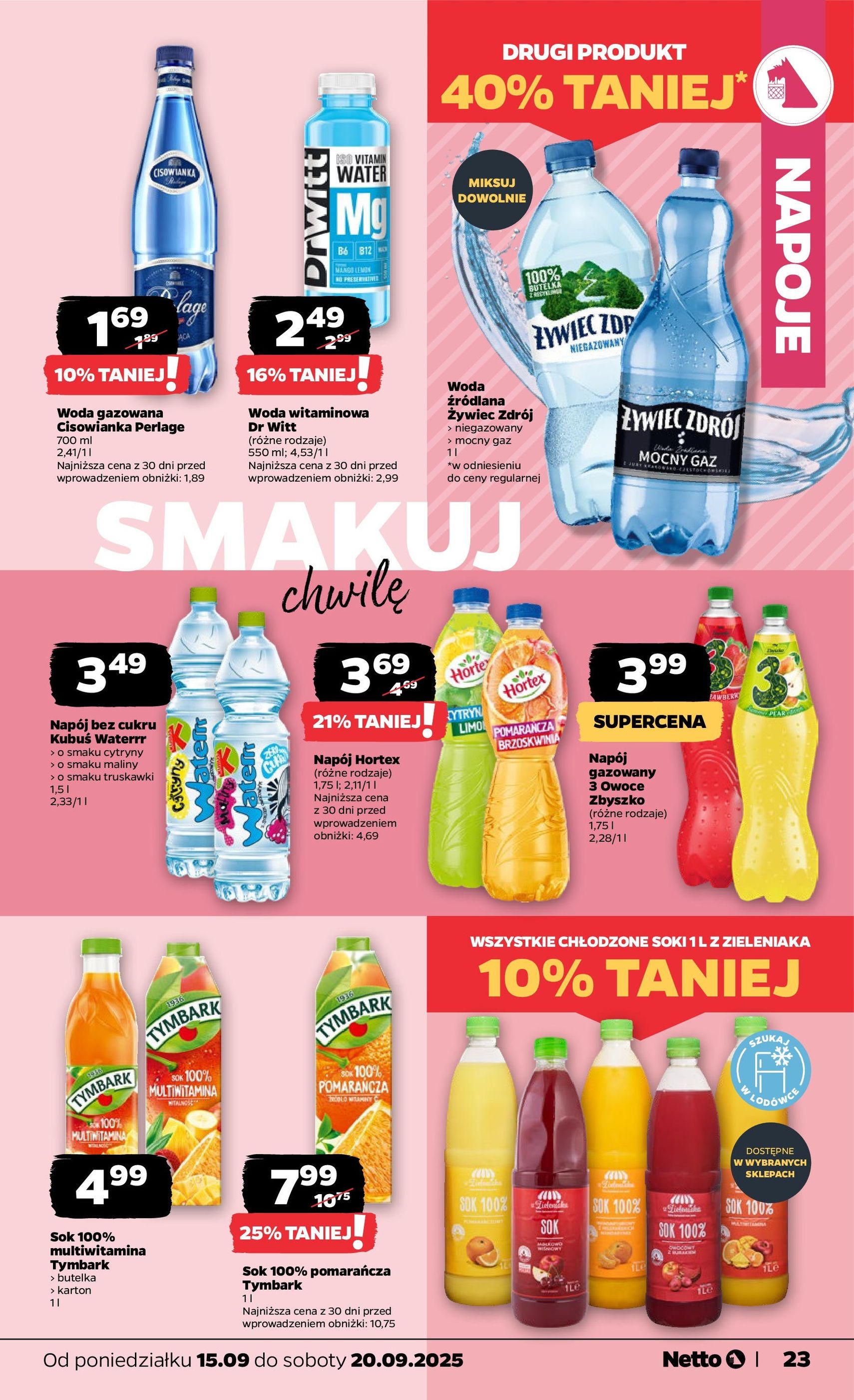Netto gazetka - Spożywcza - ważny gazetka od 15.09.2025 strona 23 z 34 Netto gazetka - Spożywcza - ważny gazetka od 15.09.2025 strona 23 z 34