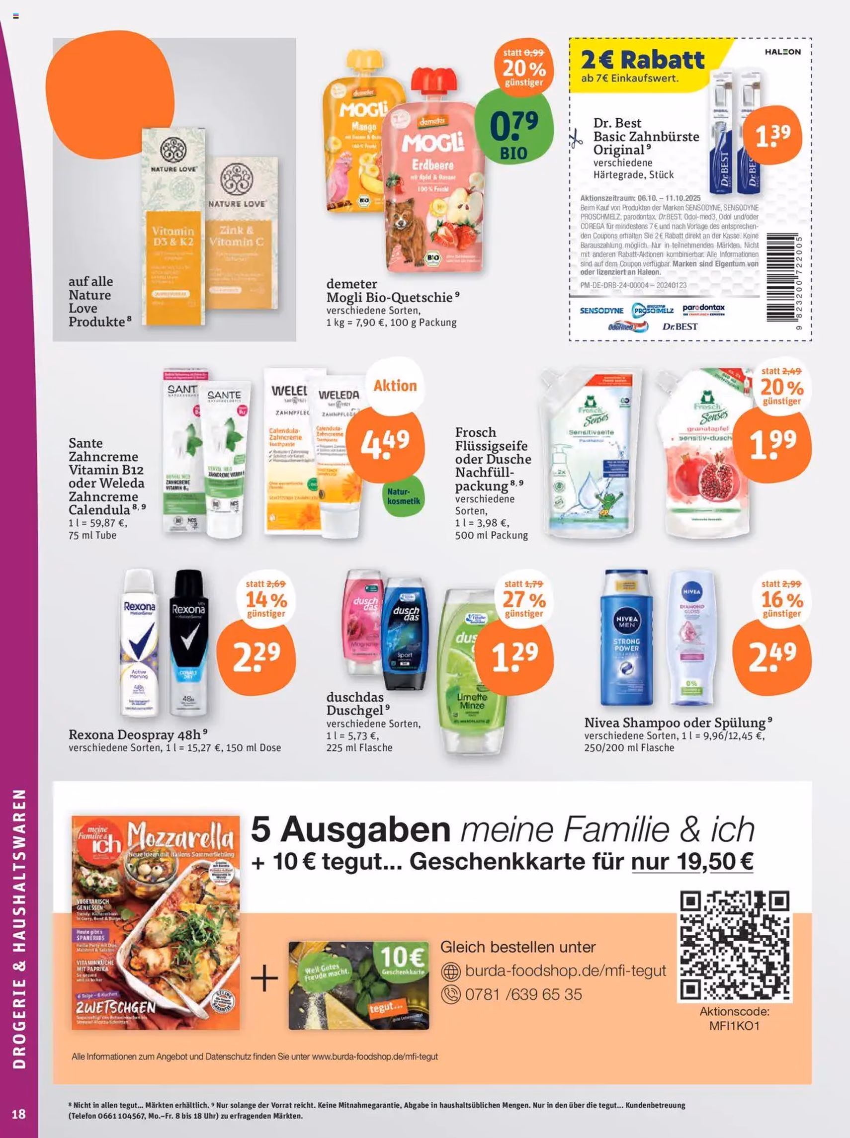Tegut Prospekt - Gültiger Prospekt ab 06.10.2025, Seite 20 von insgesamt 24