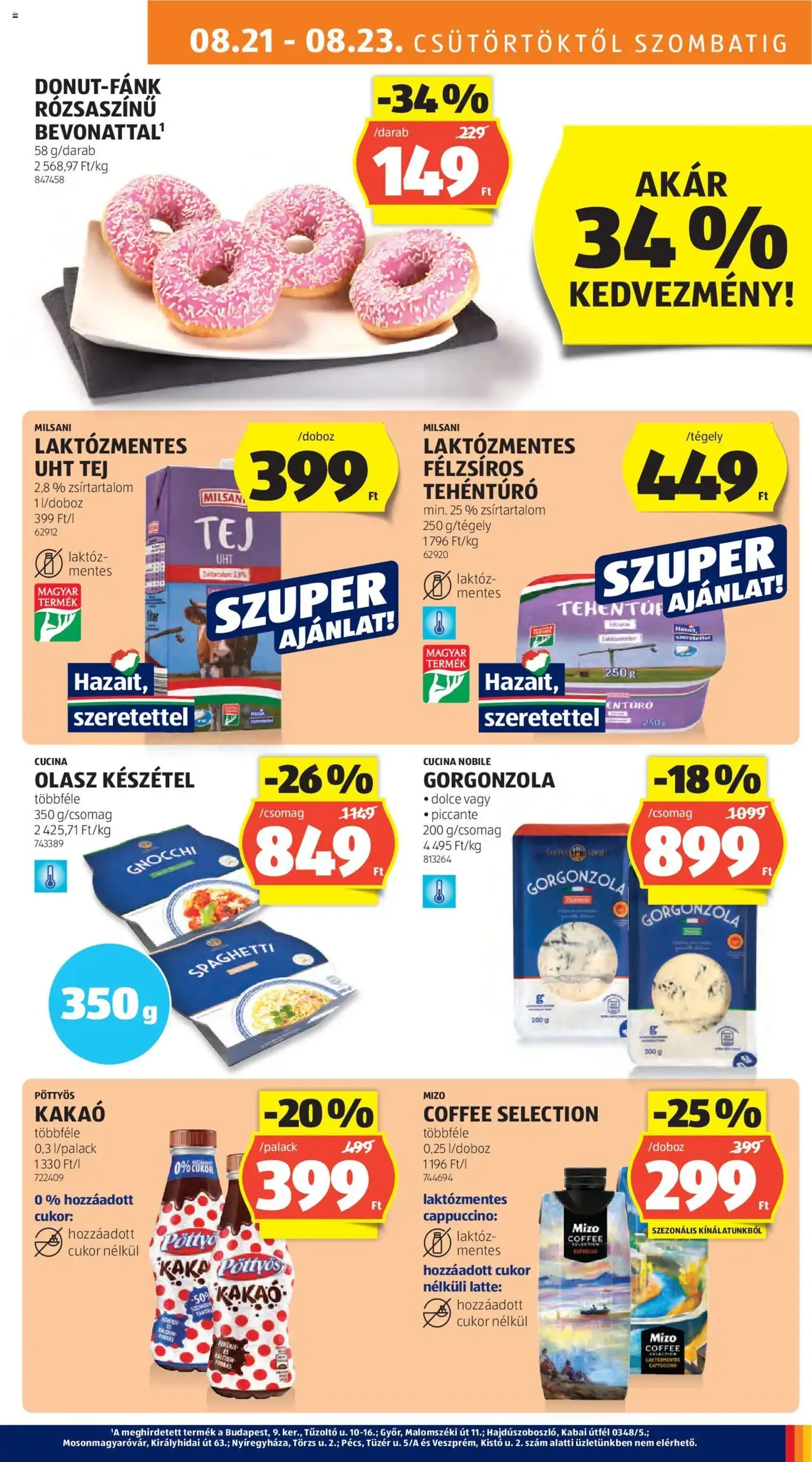 Aldi Akciós újság - 2025.08.21. érvényes szórólap 13 oldal 46 oldalból