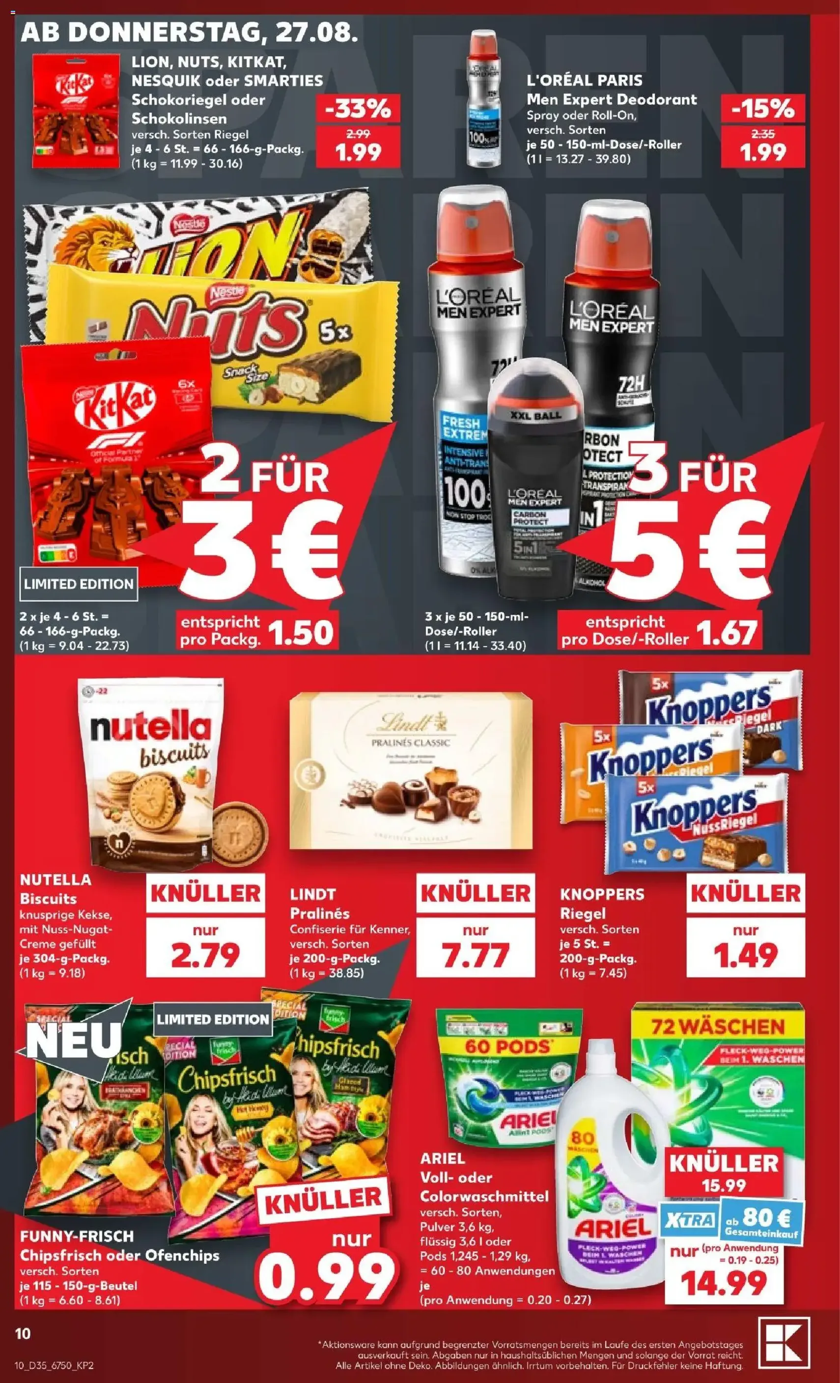 Kaufland Prospekt - Gültiger Prospekt ab 27.08.2026, Seite 10 von insgesamt 60