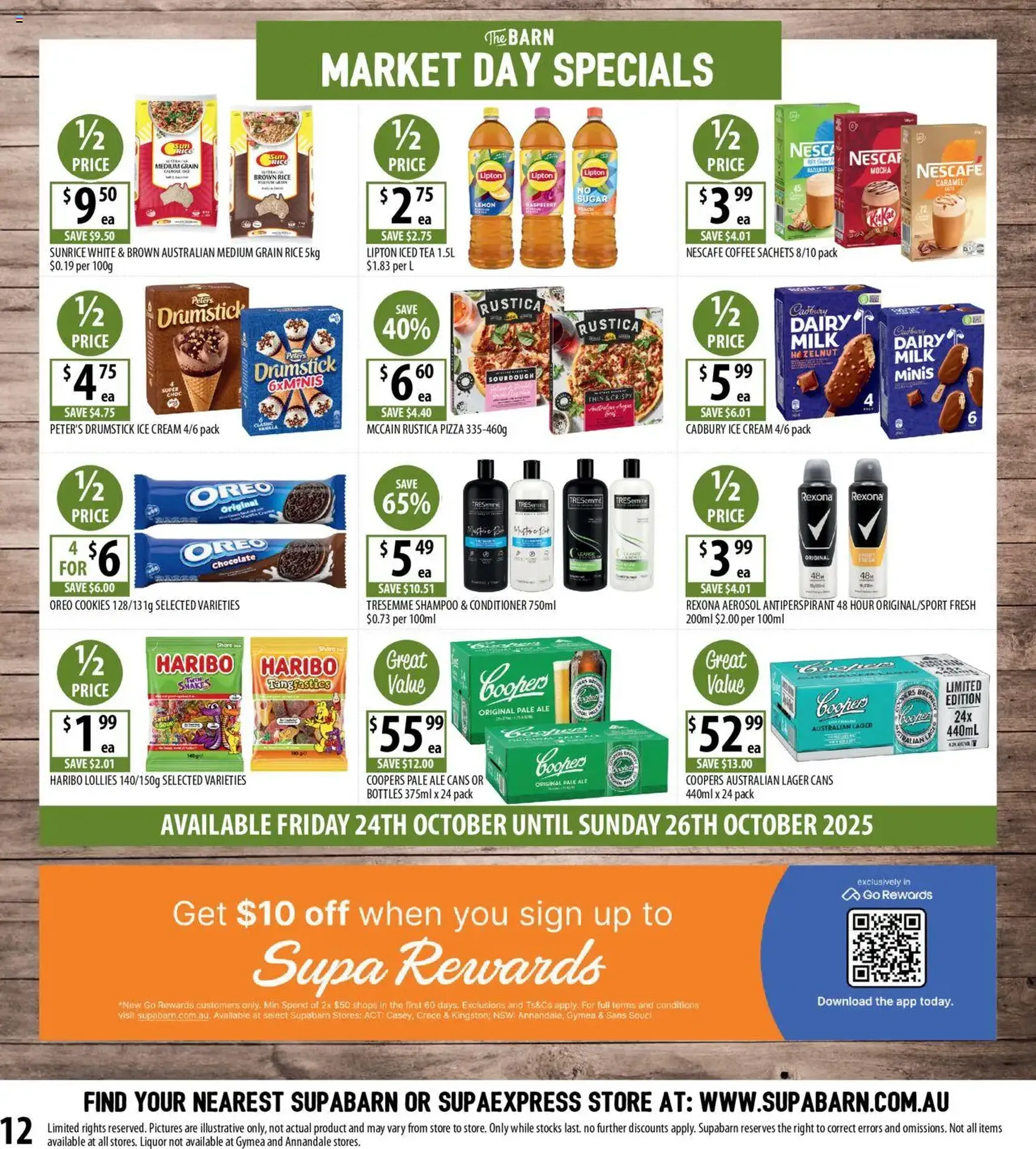 Supabarn Catalogue - valid flyer from 22/10/2025, page 12 of 12 Supabarn Catalogue - valid flyer from 22/10/2025, page 12 of 12
