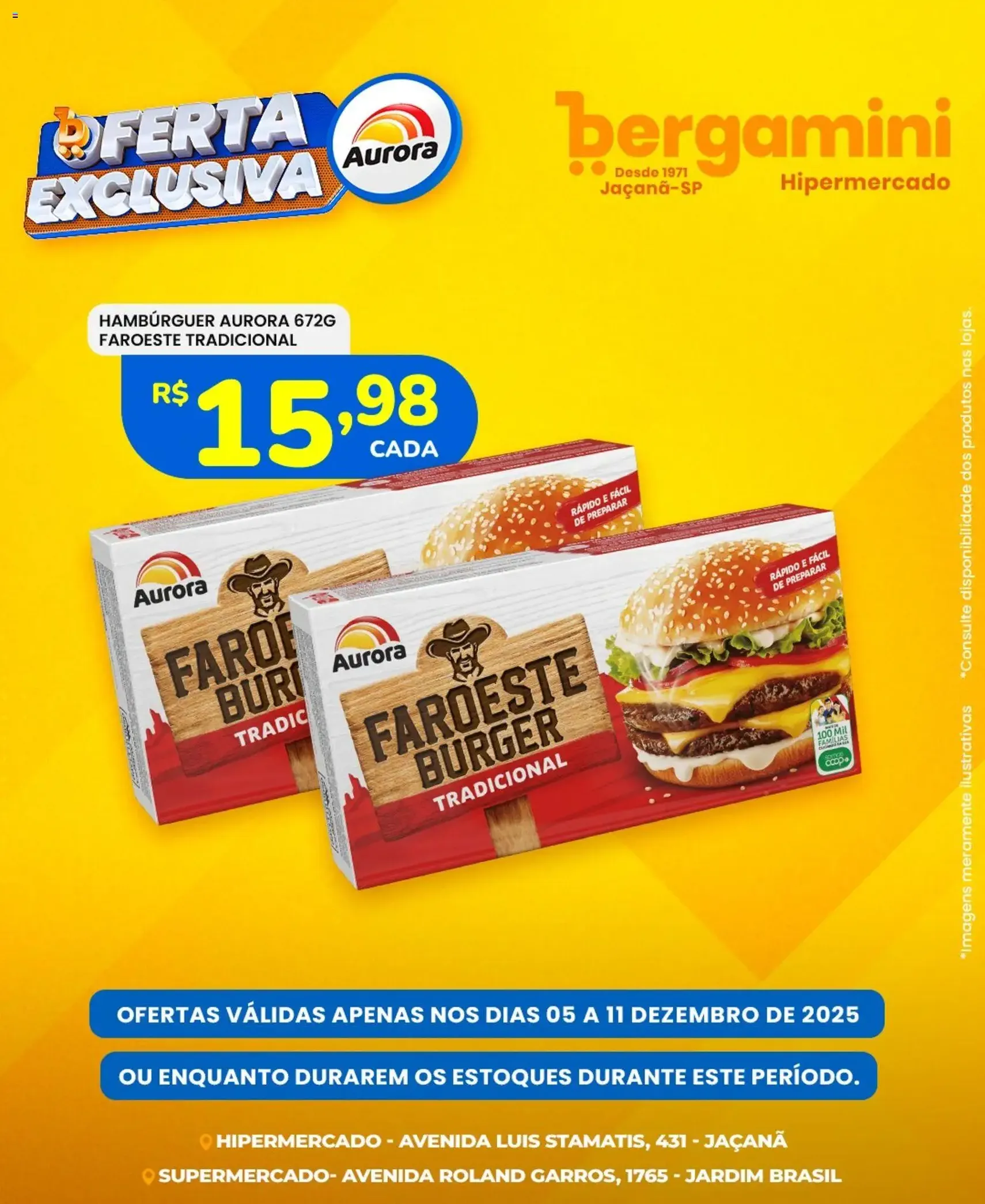 Supermercado Bergamini - Ofertas Aurora - folheto válido a partir de 05/12/2025 página 9 de 9