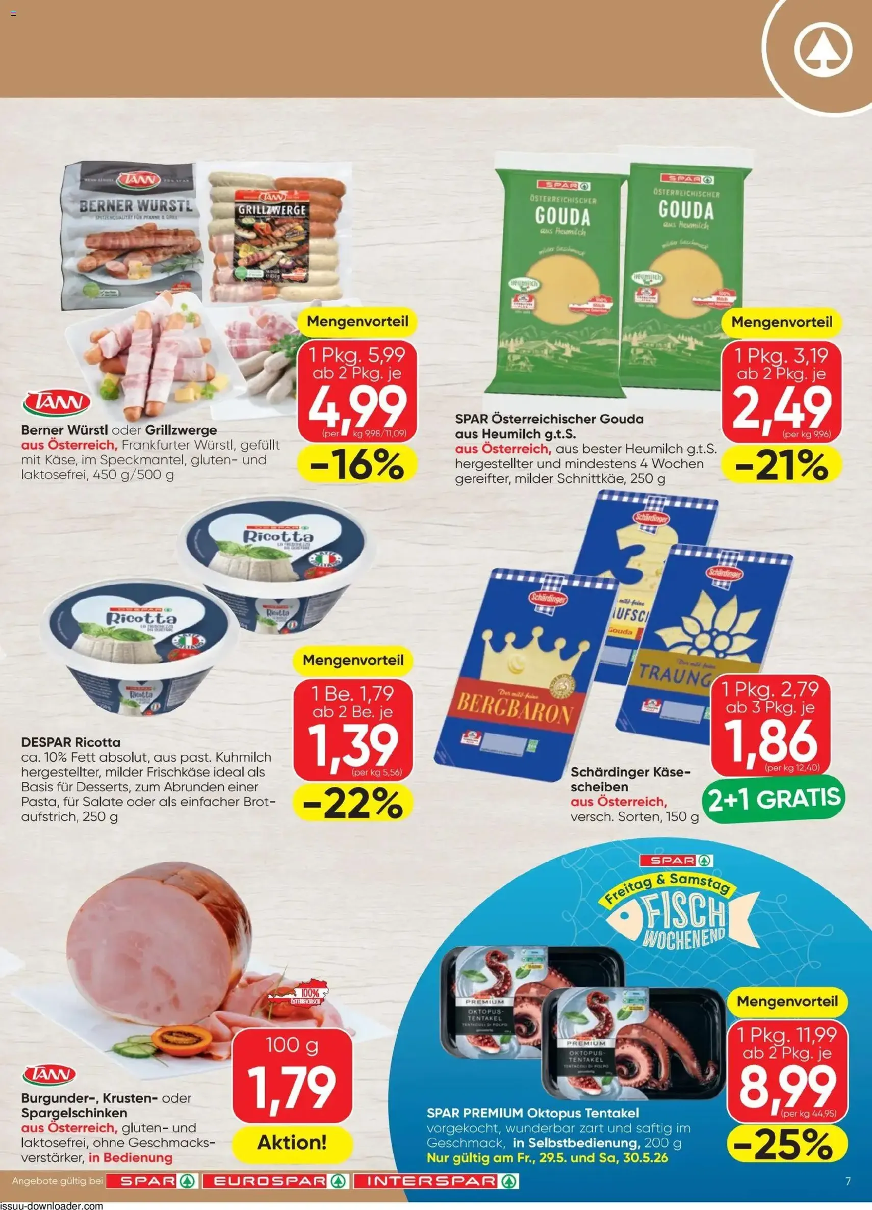 Spar - Flugblatt - Gültiger Prospekt ab 28.05.2026, Seite 7 von insgesamt 12