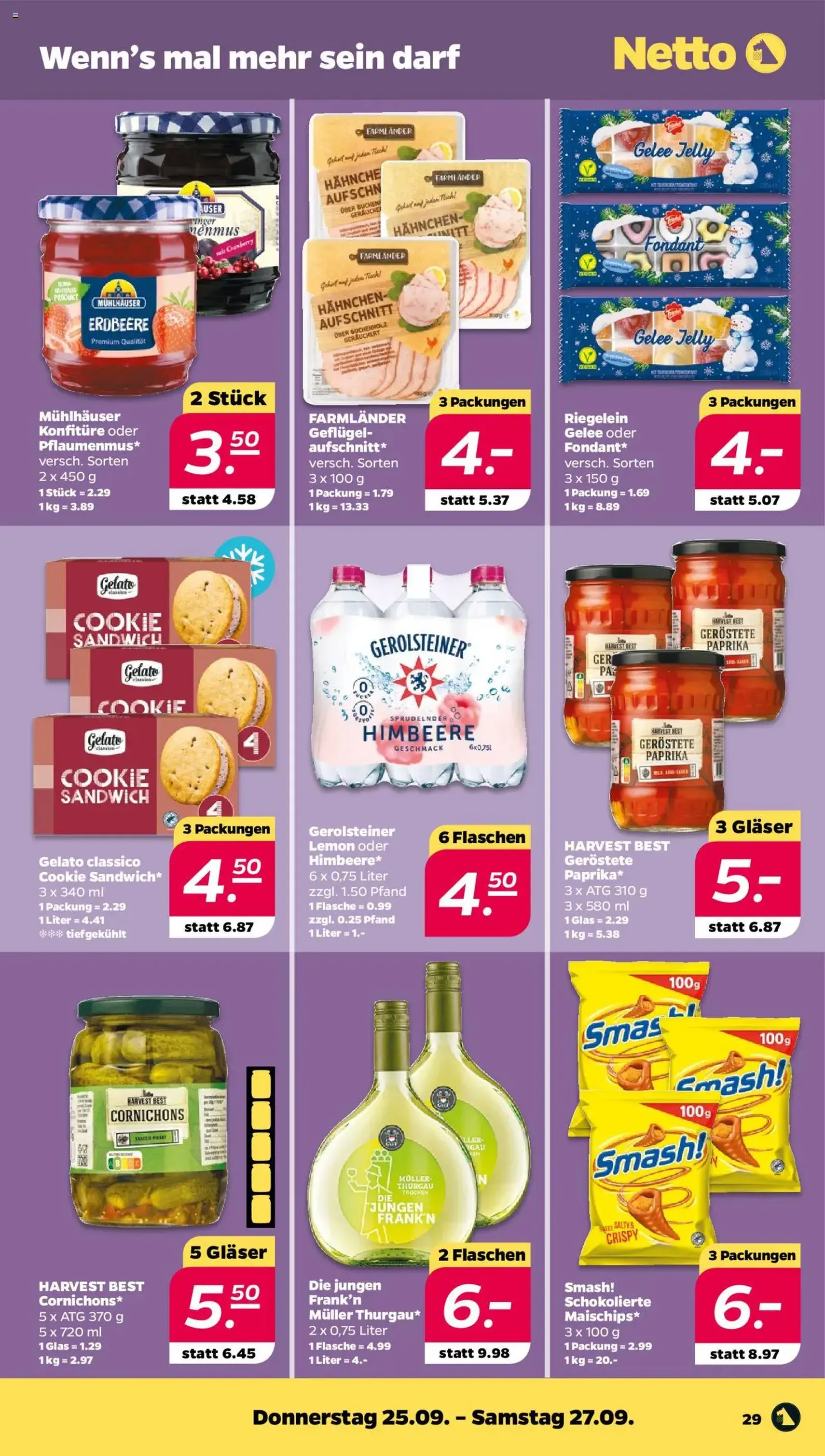 Netto Prospekt - Gültiger Prospekt ab 21.09.2025, Seite 29 von insgesamt 34 Netto Prospekt - Gültiger Prospekt ab 21.09.2025, Seite 29 von insgesamt 34
