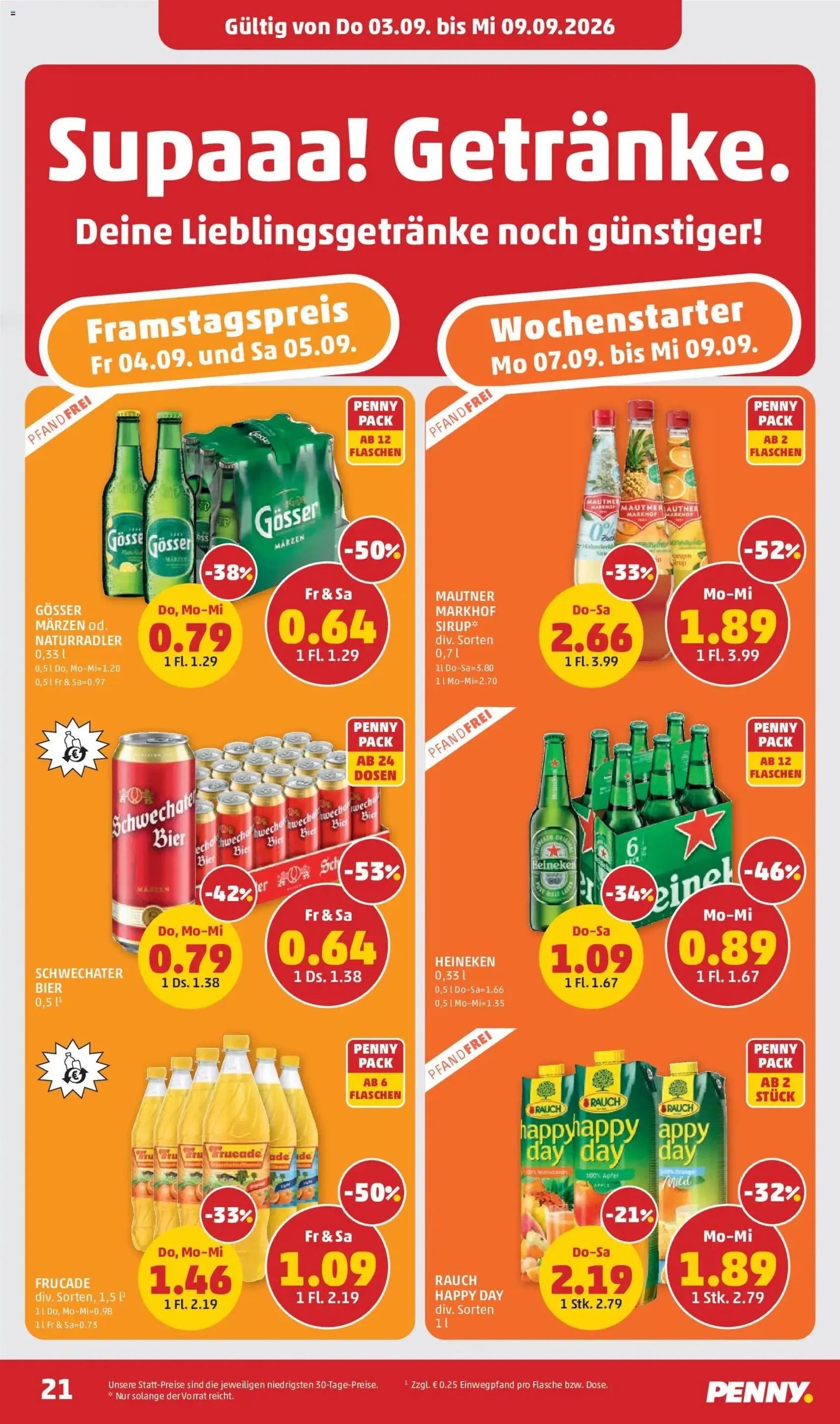 Penny Markt Flugblatt - Gültiger Prospekt ab 03.09.2026, Seite 21 von insgesamt 32