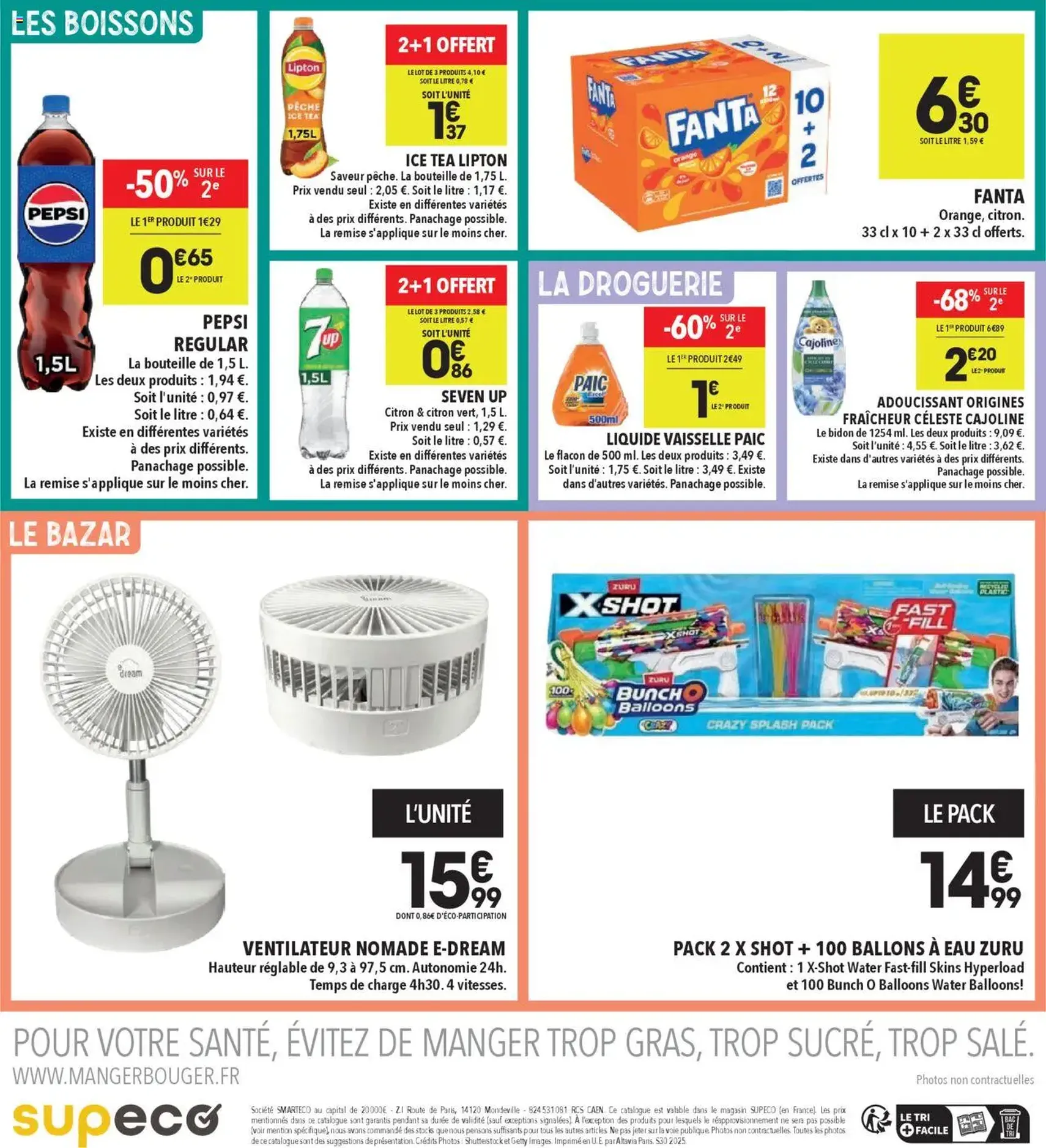 Supeco catalogue - brochure valable à partir du 22/07/2025, page 4 sur 4