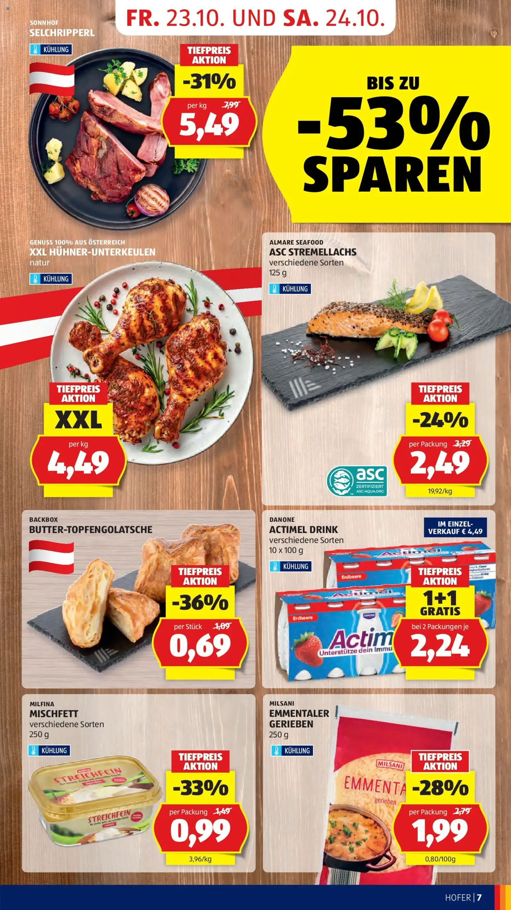Hofer Flugblatt - Gültiger Prospekt ab 23.10.2026, Seite 15 von insgesamt 50