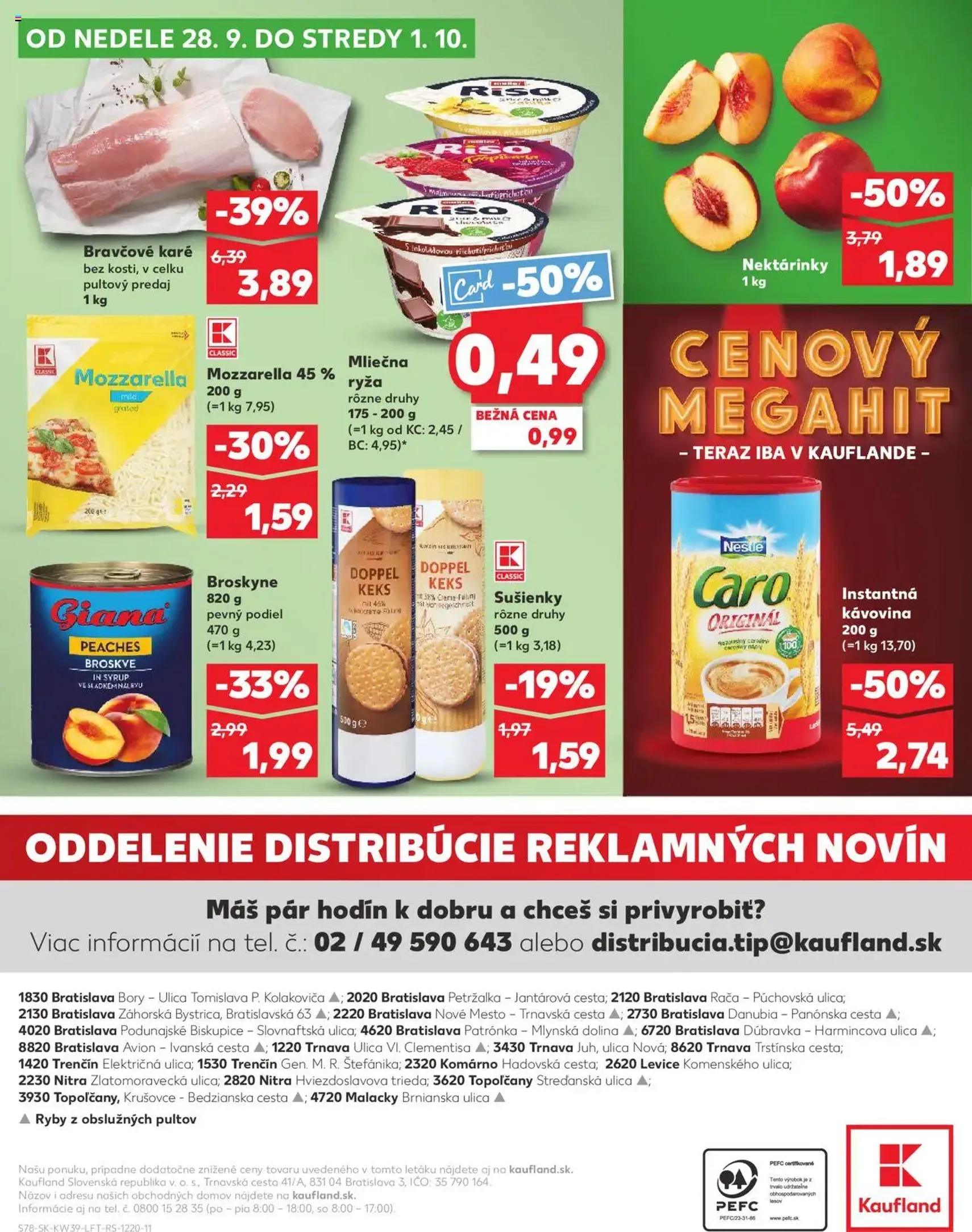 Kaufland Bratislava-Avion - platný leták od 25.09.2025 strana 78 z 78