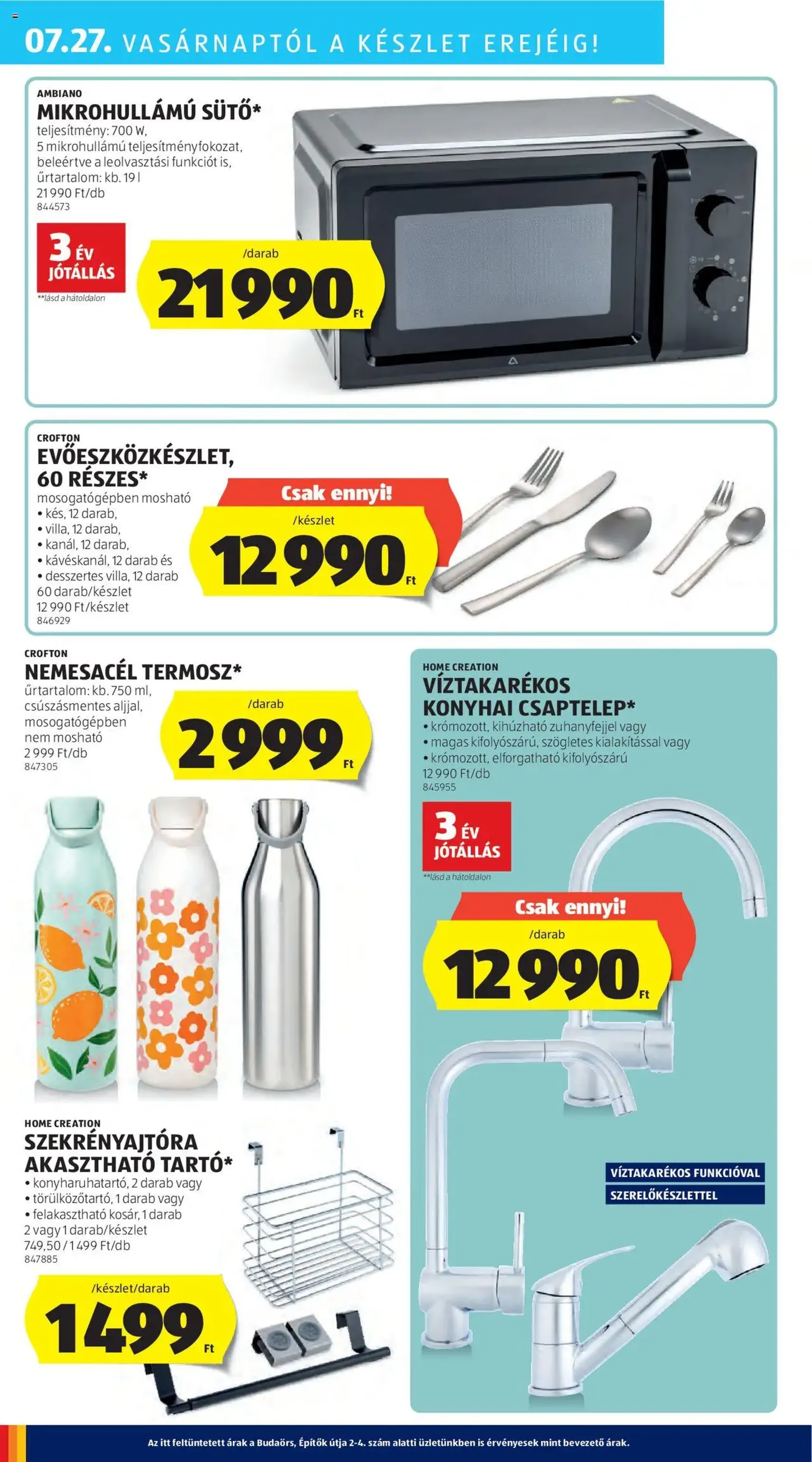 Aldi Akciós újság - 2025.07.24. érvényes szórólap 40 oldal 50 oldalból Aldi Akciós újság - 2025.07.24. érvényes szórólap 40 oldal 50 oldalból