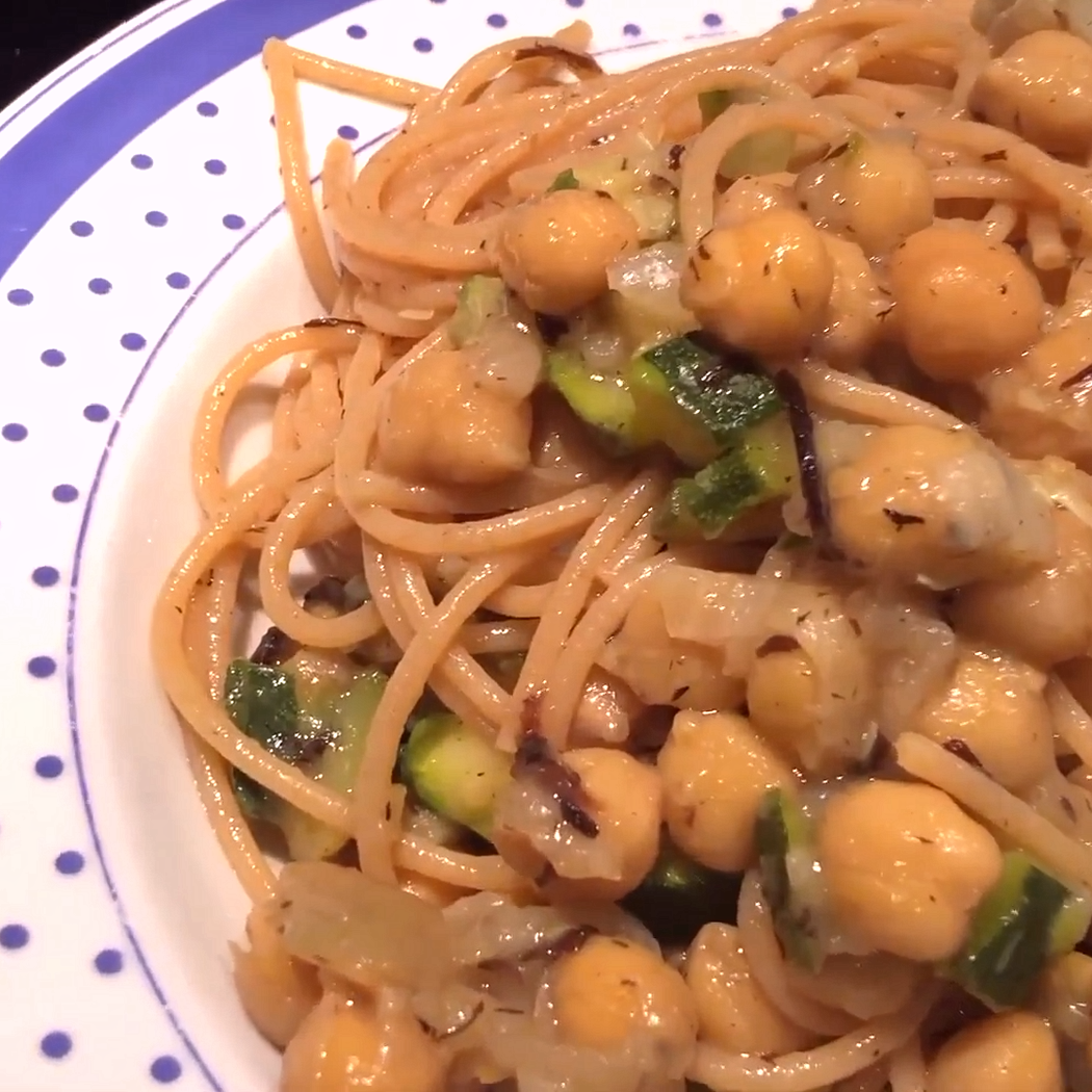 Pasta ceci e zucchine