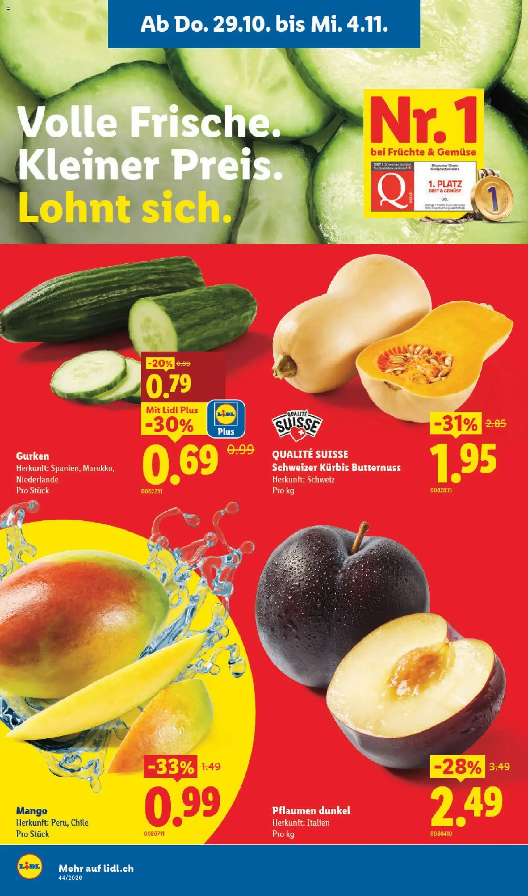 Lidl aktionen - Gültiger Prospekt ab 29.10.2026, Seite 4 von insgesamt 38
