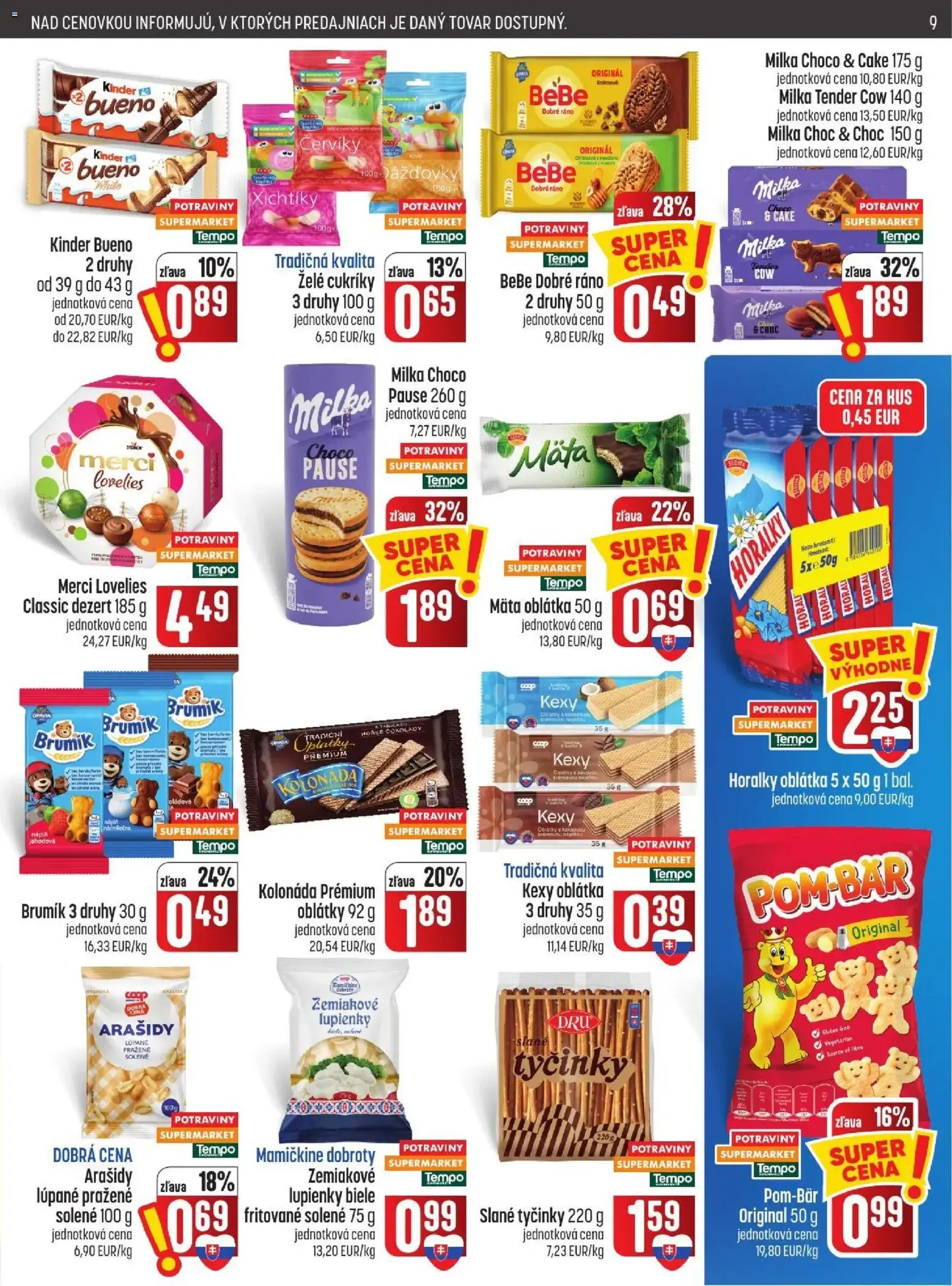 COOP Jednota leták - platný leták od 22.10.2026 strana 9 z 29