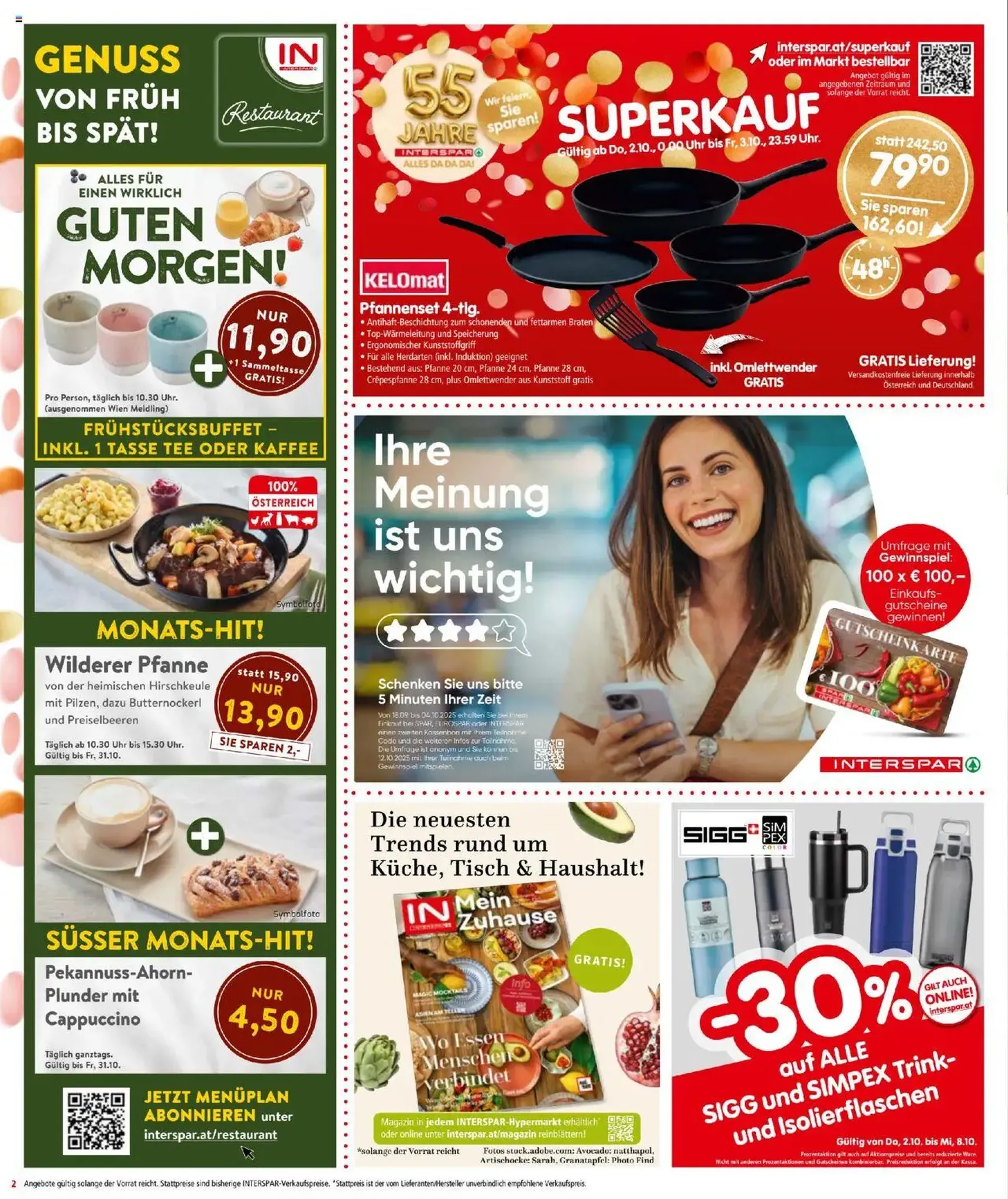 Interspar Flugblatt - Gültiger Prospekt ab 02.10.2025, Seite 2 von insgesamt 16