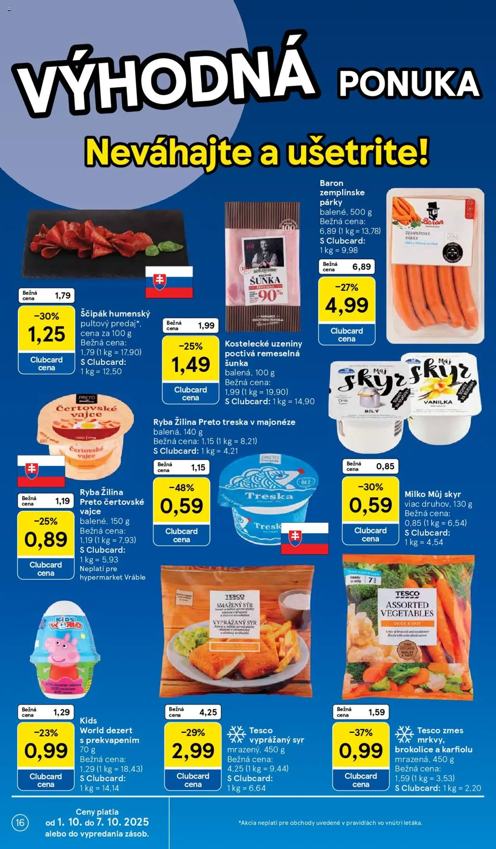 Tesco Hypermarket - leták - platný leták od 01.10.2025 strana 16 z 33