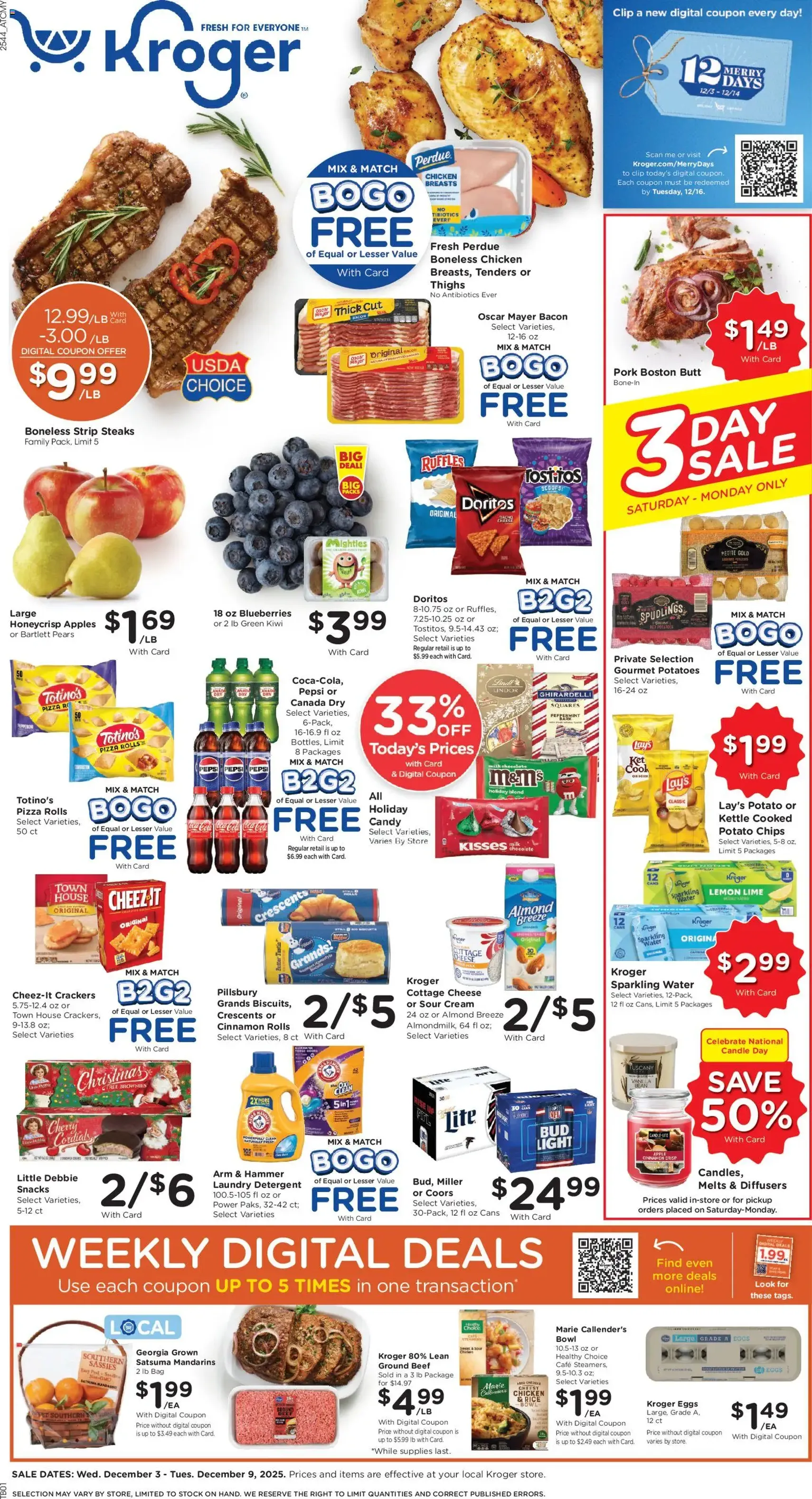 Kroger Weekly Ad - valid flyer from 12/03/2025, page 1 of 13