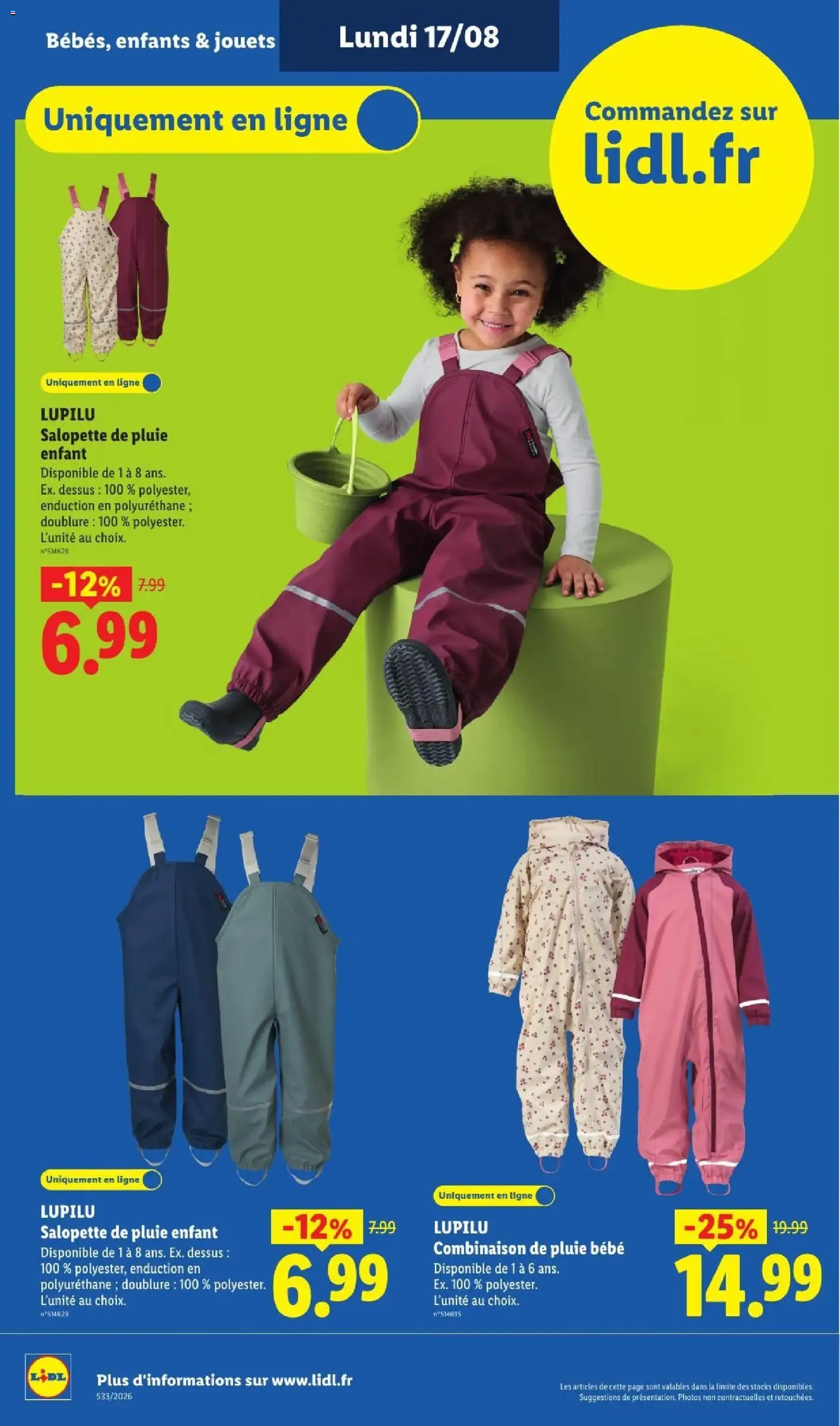 LIDL catalogue - brochure valable à partir du 13/08/2026, page 50 sur 61
