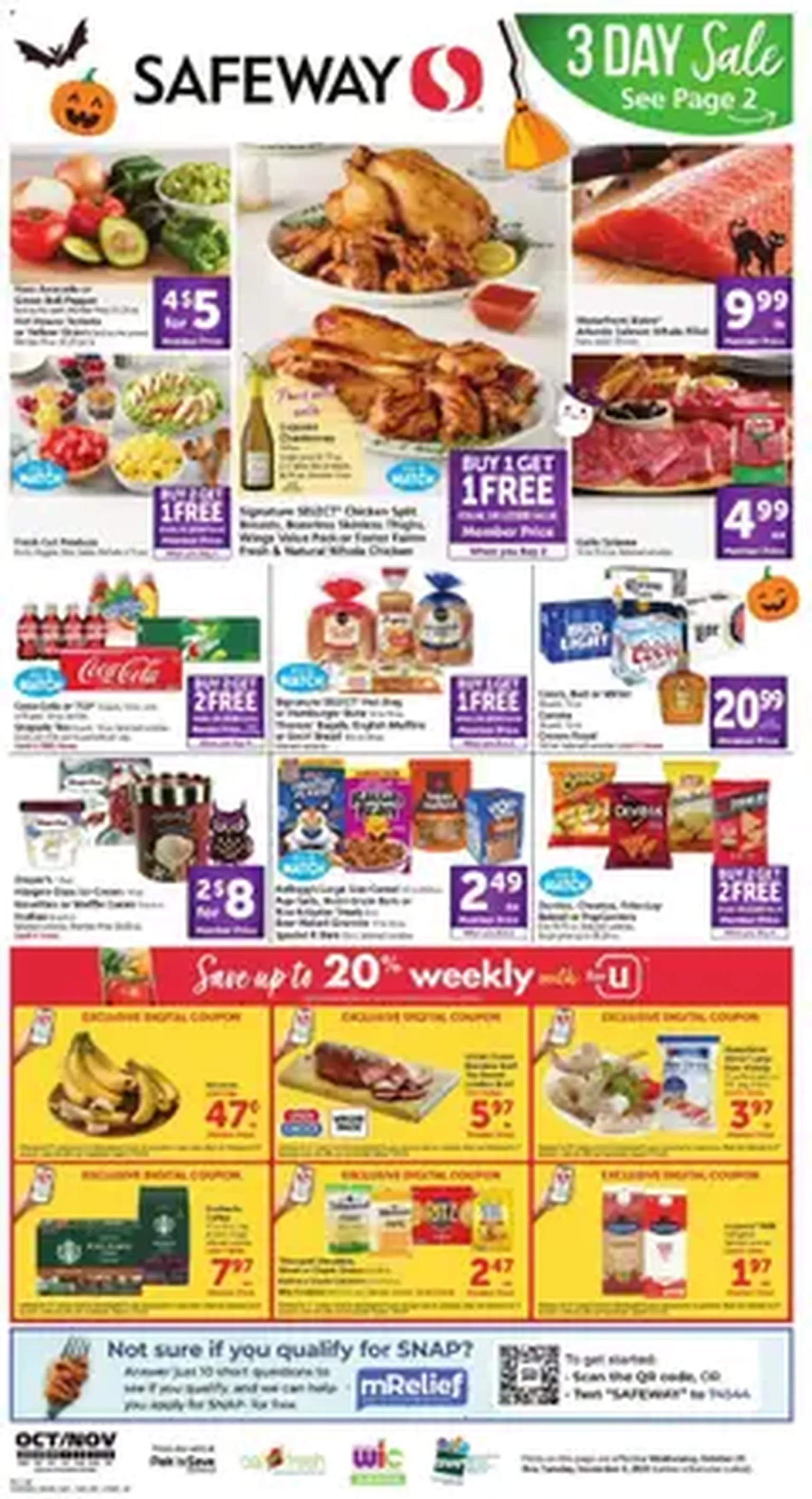 Safeway Weekly Ad - valid flyer from 10/29/2025, page 1 of 1