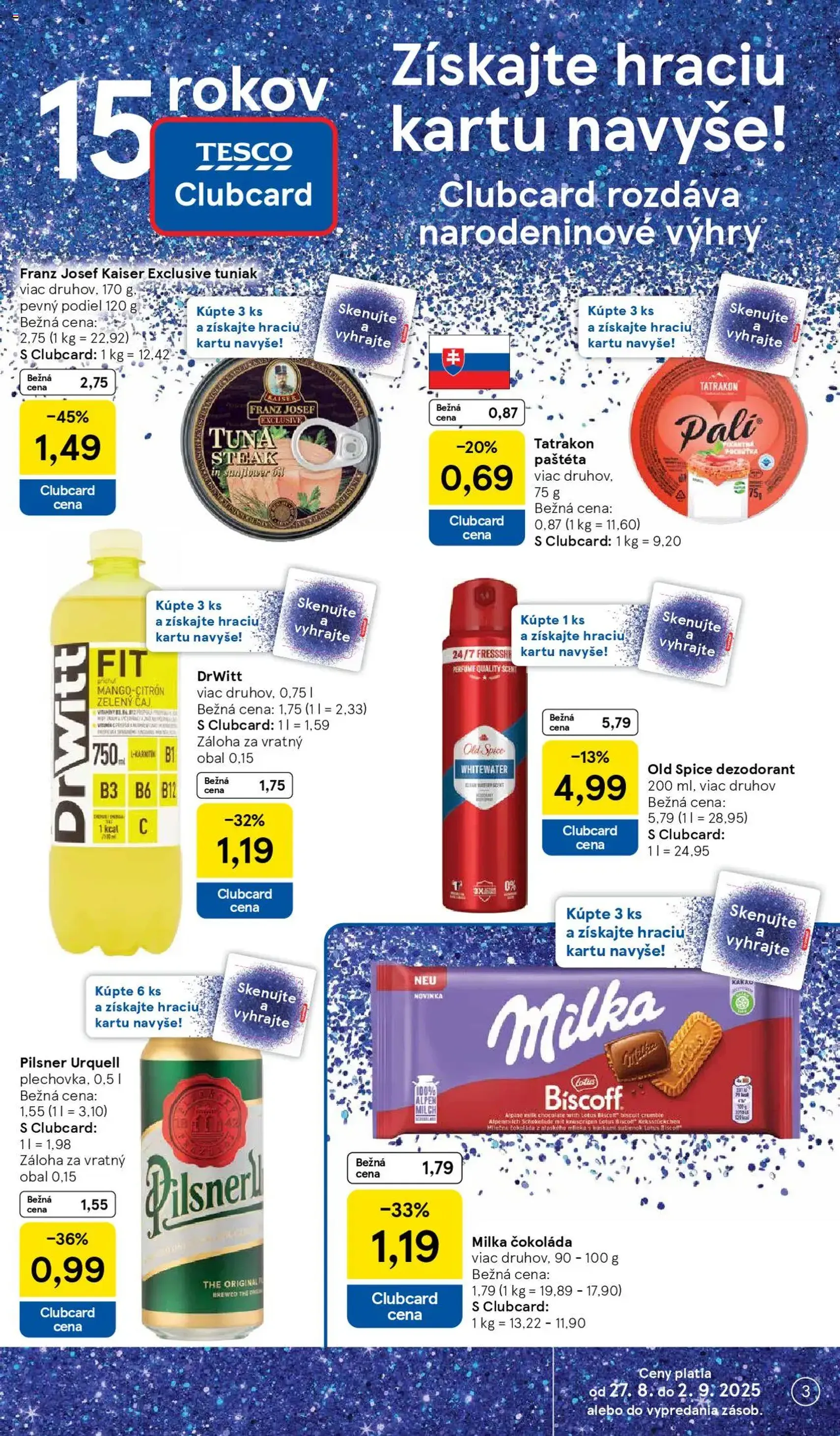 Tesco Hypermarket - leták - platný leták od 27.08.2025 strana 3 z 37
