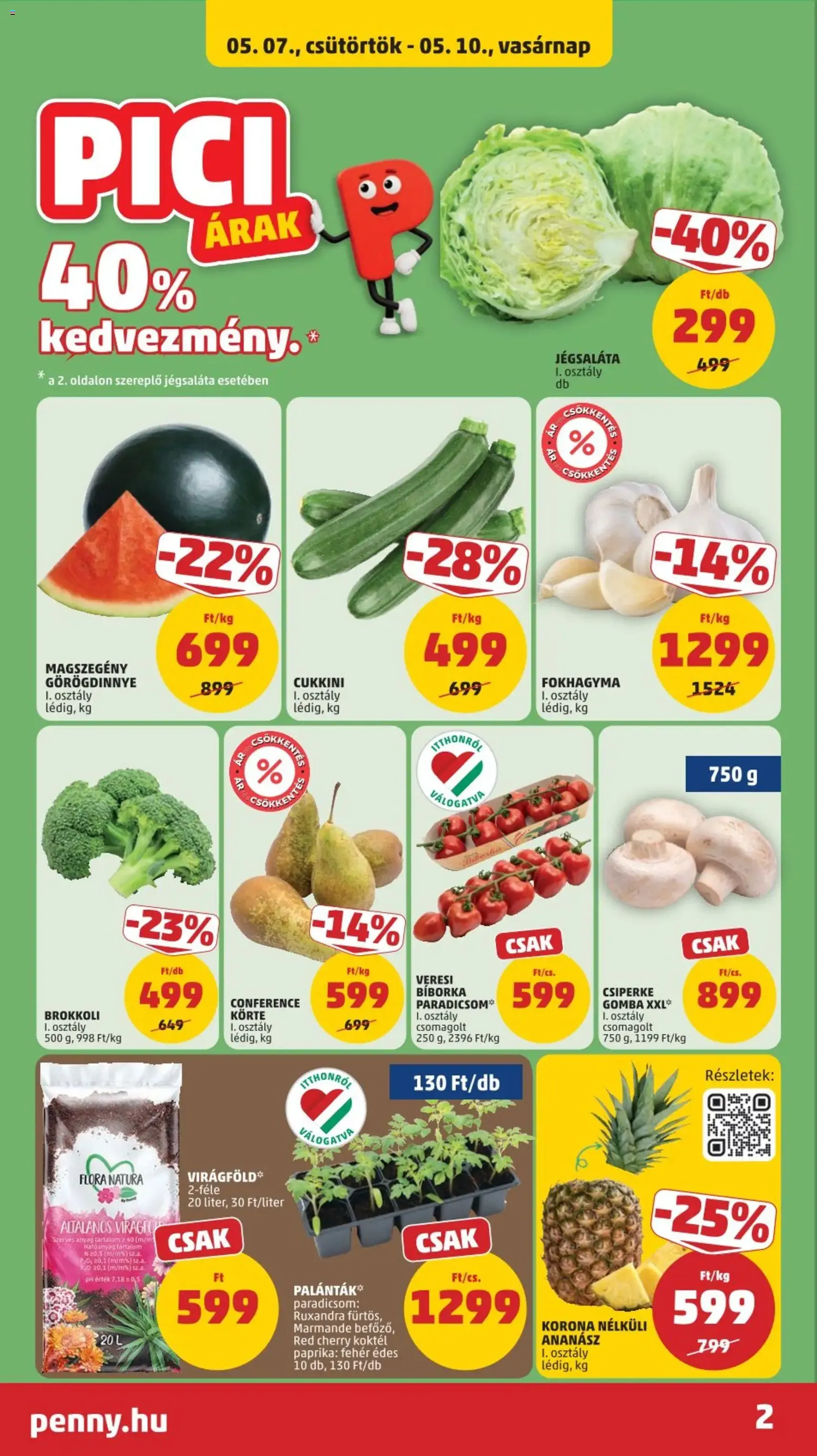 PENNY akciós újság - 2026.05.07. érvényes szórólap 2 oldal 41 oldalból