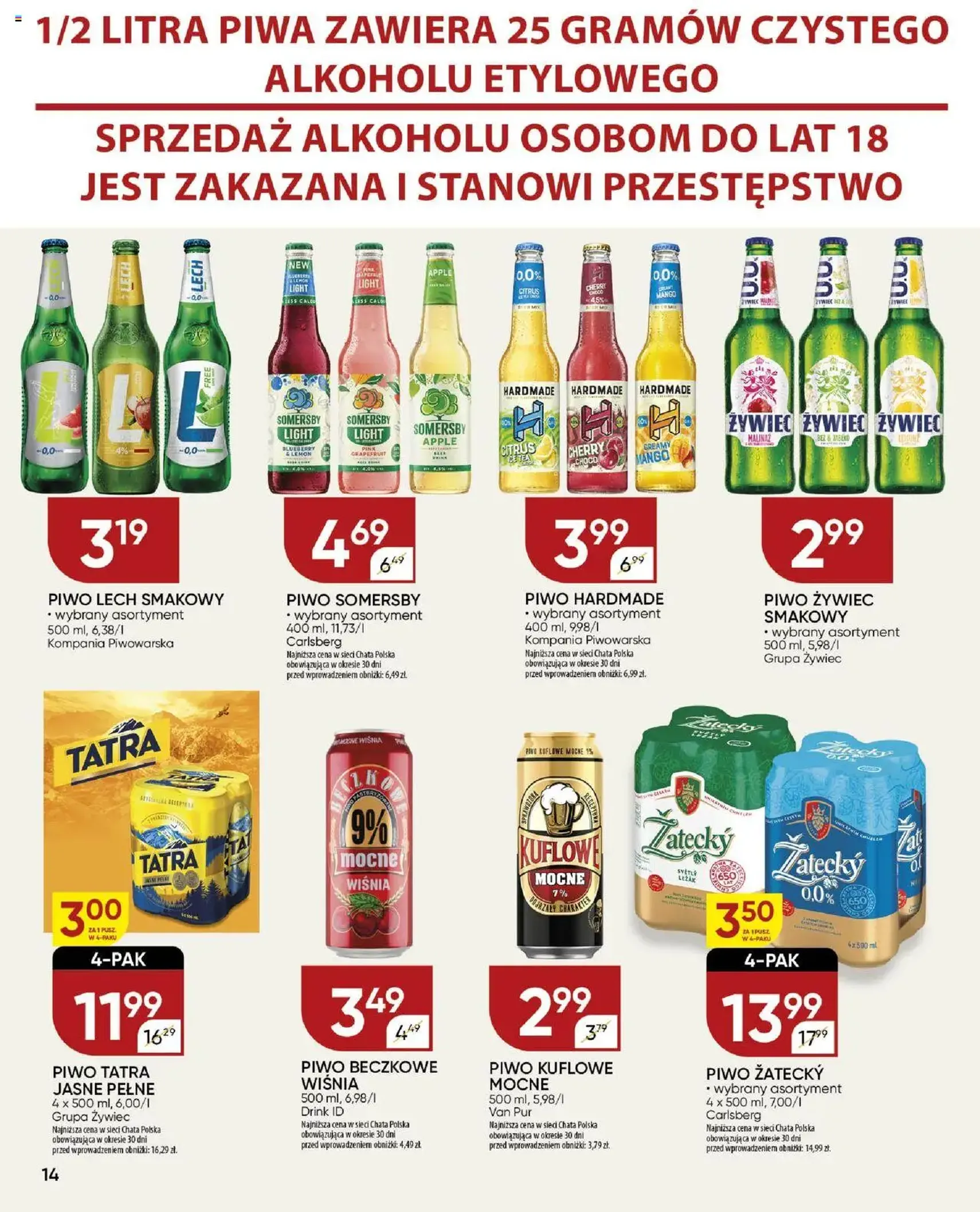 Chata Polska Gazetka - ważny gazetka od 09.10.2025 strona 14 z 22 Chata Polska Gazetka - ważny gazetka od 09.10.2025 strona 14 z 22