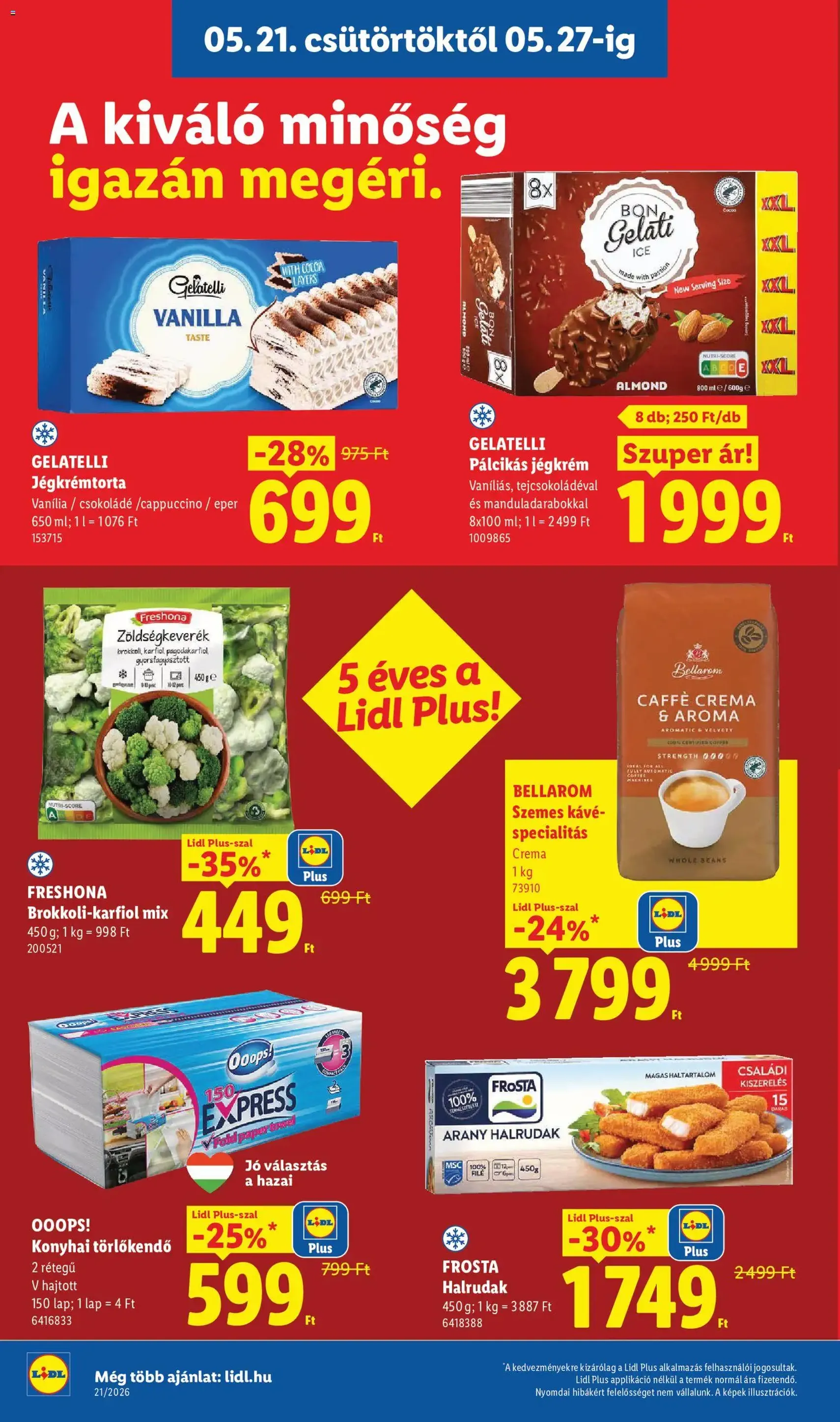 Lidl akciós újság - 2026.05.21. érvényes szórólap 14 oldal 84 oldalból