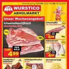 Wurstico Abholmarkt Flugblatt - Prospekt Vorschau gültig ab 15.10.2026