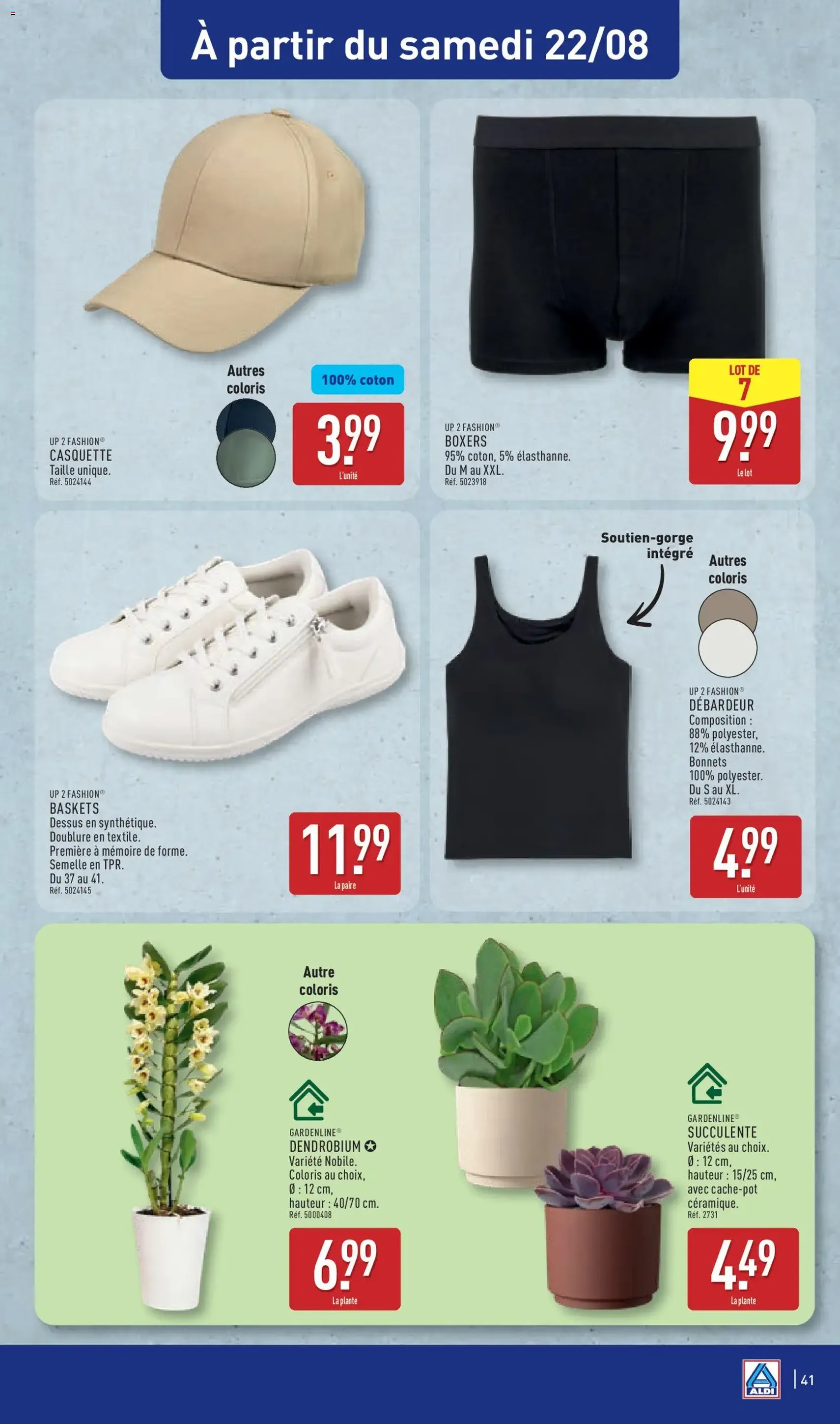Aldi catalogue - brochure valable à partir du 18/08/2026, page 43 sur 45