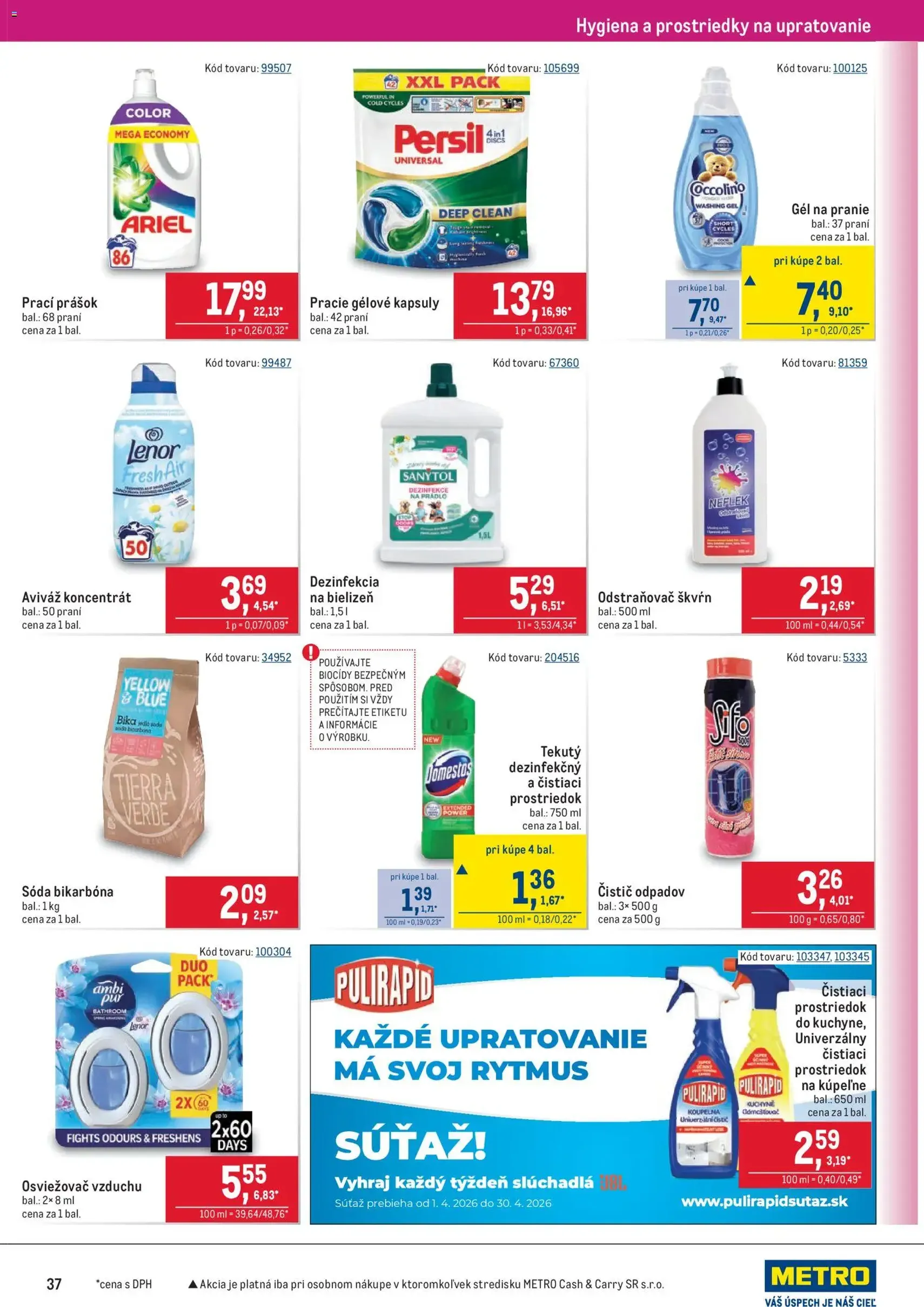 Metro leták - platný leták od 08.04.2026 strana 37 z 40