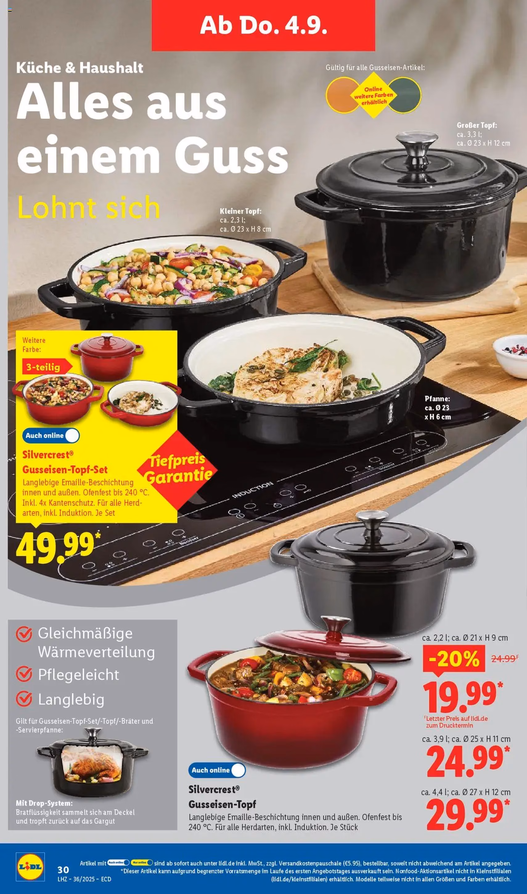 Lidl Prospekt - Gültiger Prospekt ab 01.09.2025, Seite 48 von insgesamt 72 Lidl Prospekt - Gültiger Prospekt ab 01.09.2025, Seite 48 von insgesamt 72