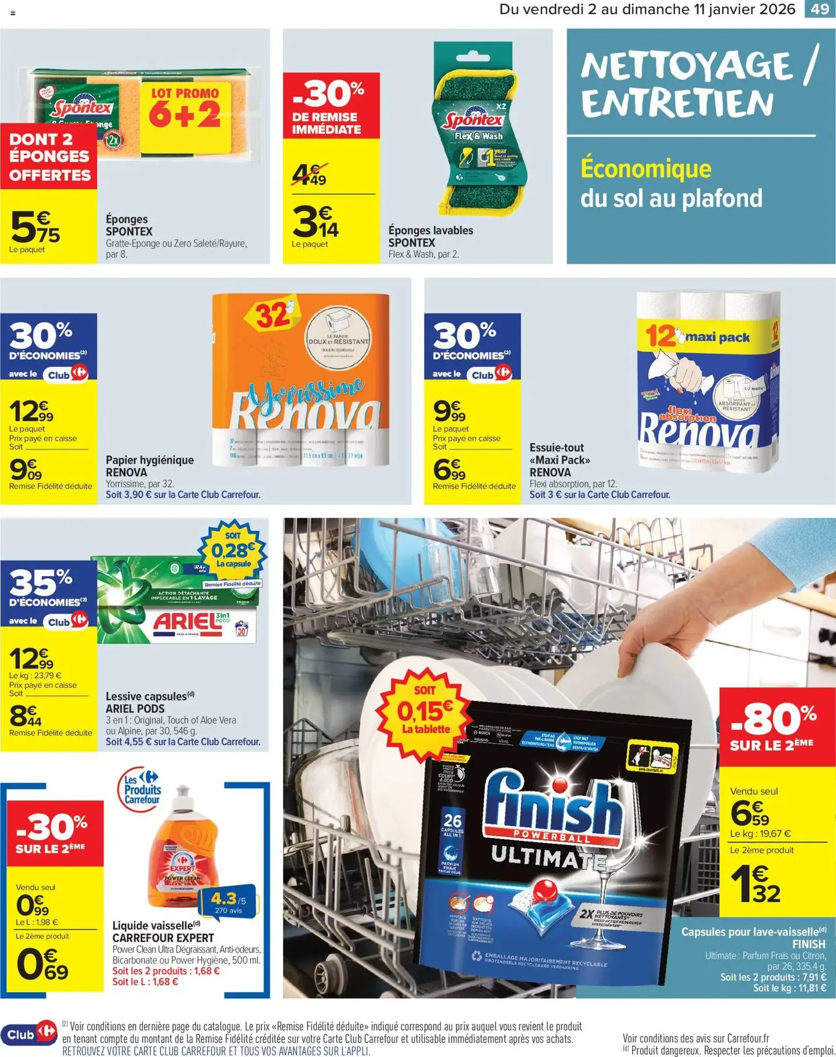 Carrefour Market catalogue semaine 1 - brochure valable à partir du 02/01/2026, page 51 sur 64