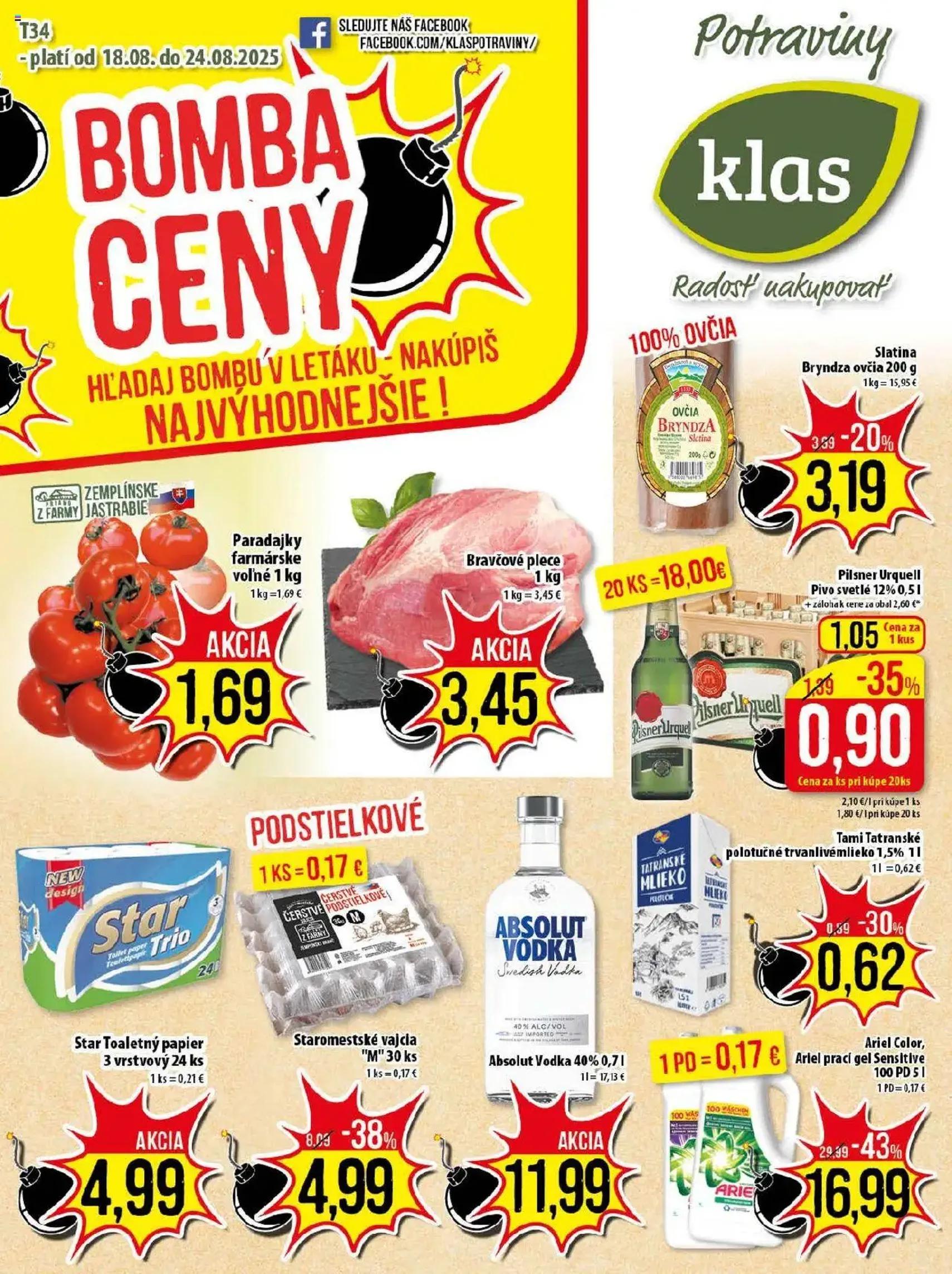 Klas leták - platný leták od 18.08.2025 strana 1 z 21 Klas leták - platný leták od 18.08.2025 strana 1 z 21