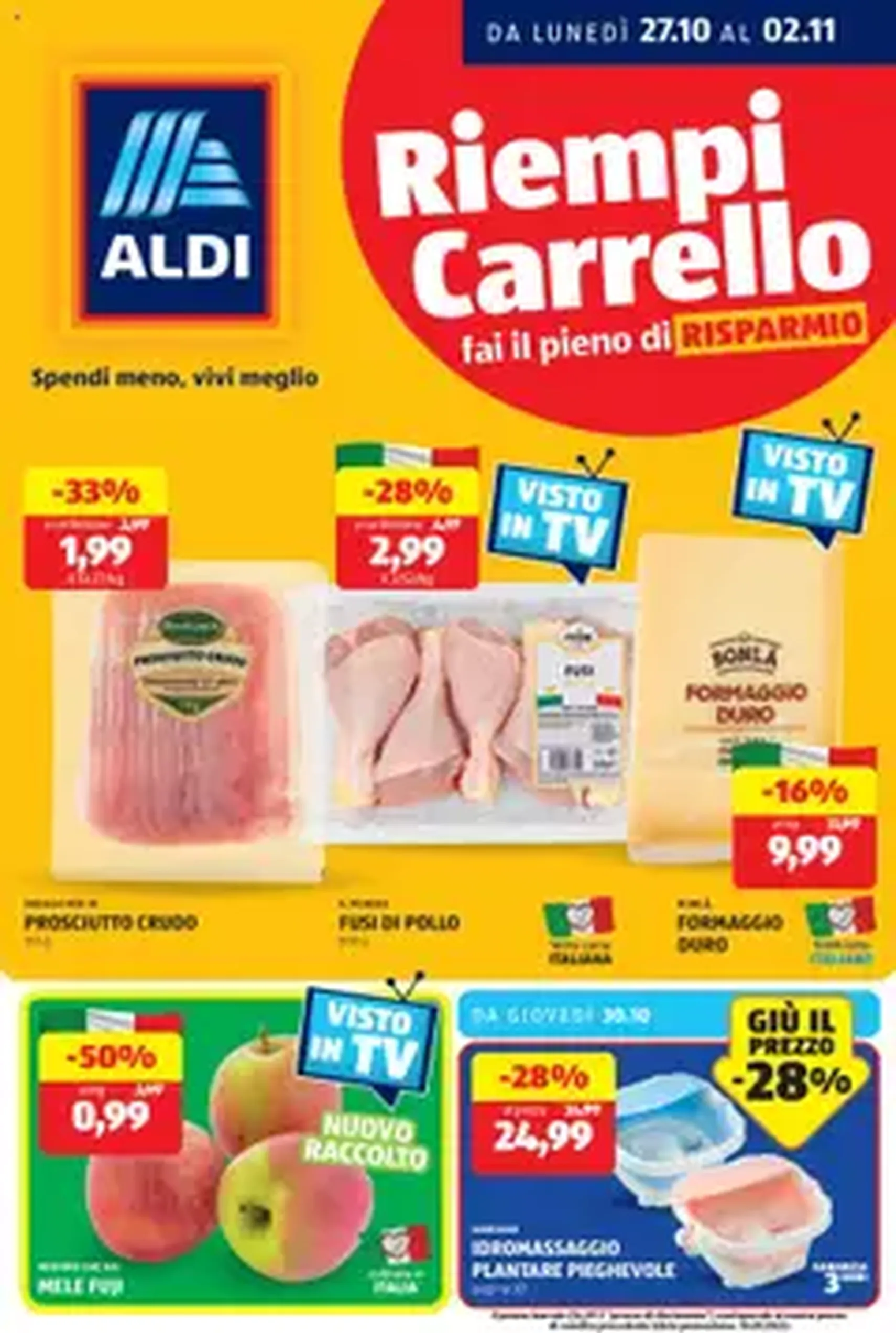 Volantino Aldi - volantino valido dal 27/10/2025 pagina 1 di 1